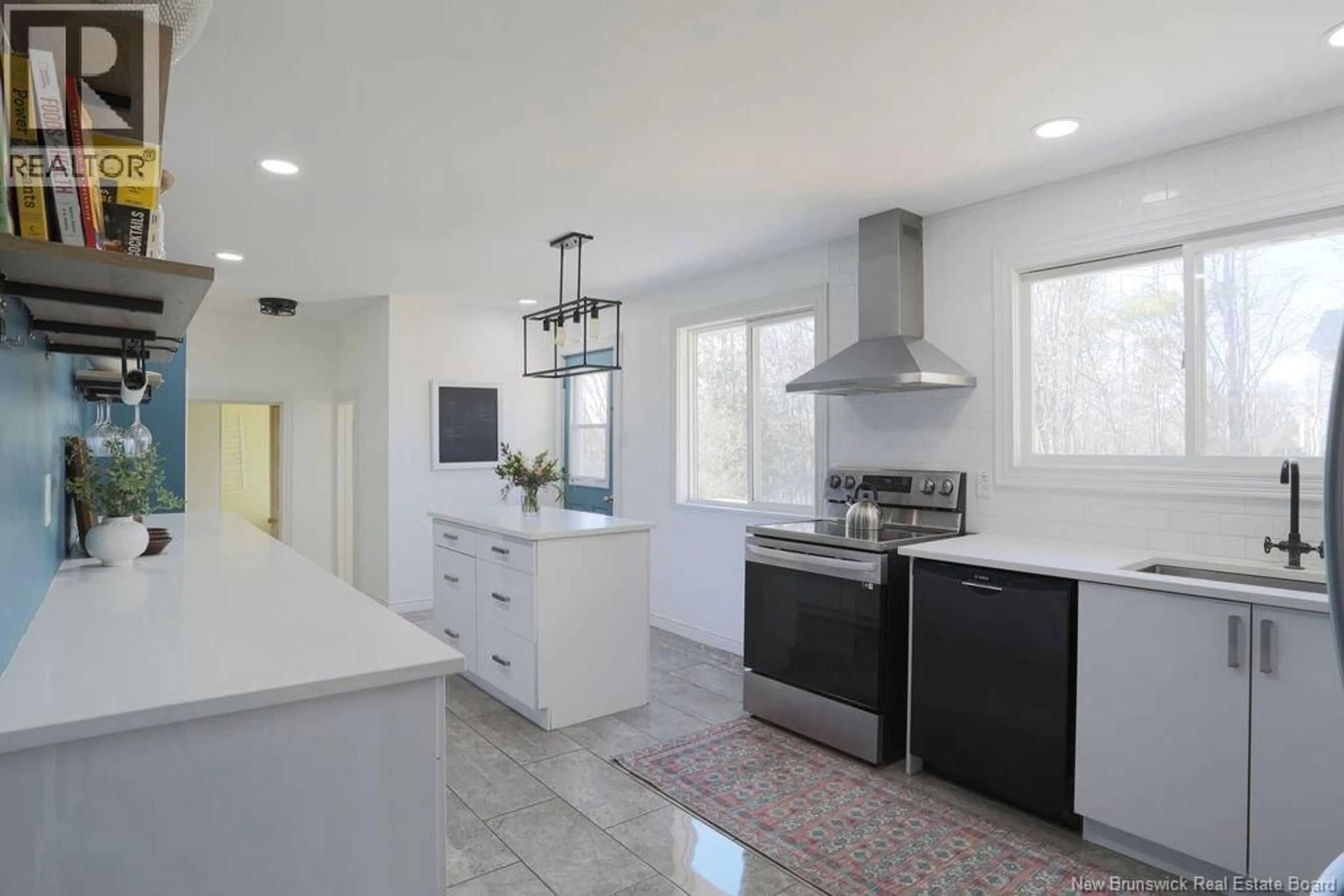Open concept kitchen, ceramic/tile floor for 30 ROLLING HILLS DRIVE, Rothesay New Brunswick E2H2P3