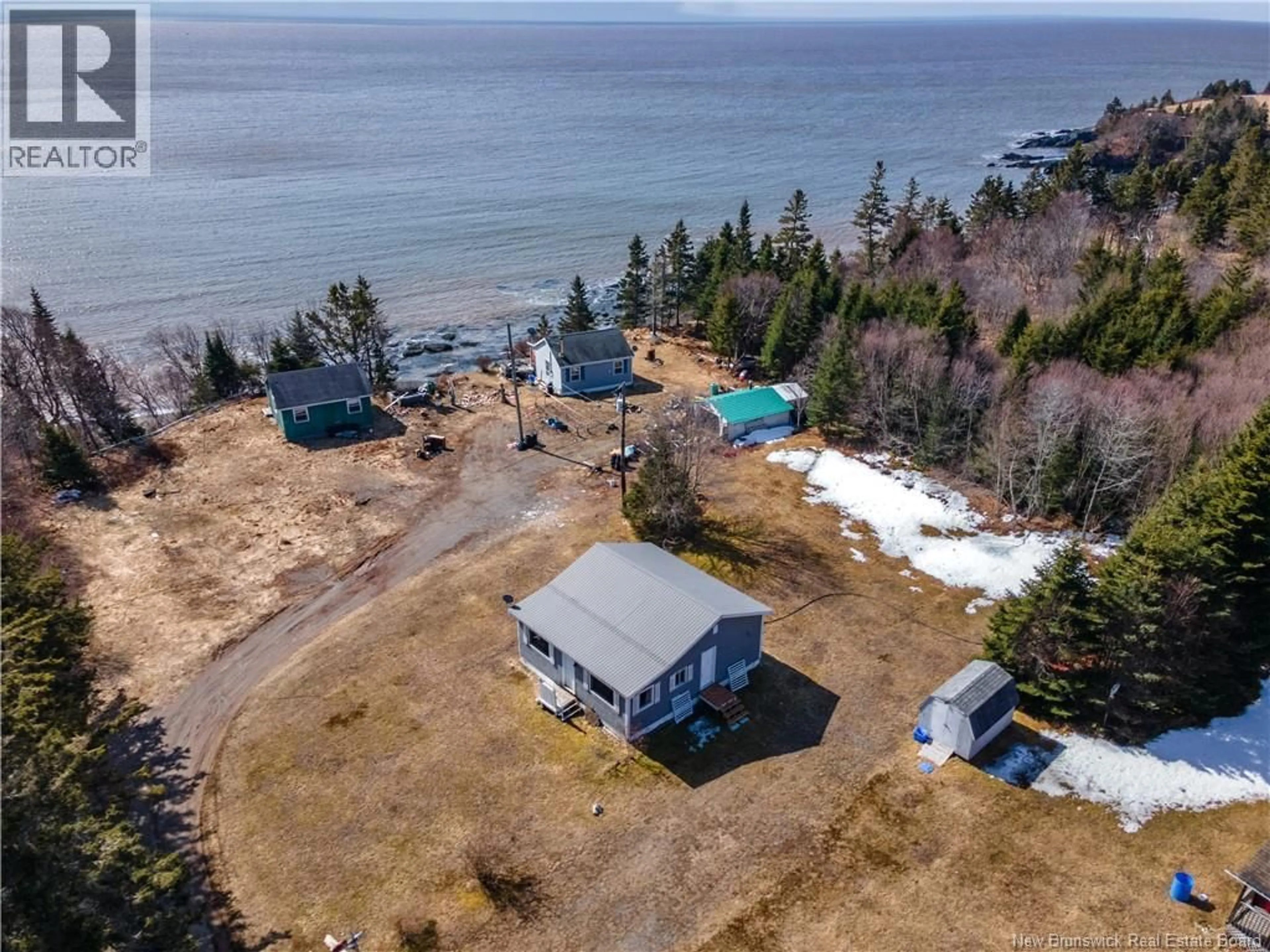A pic from outside/outdoor area/front of a property/back of a property/a pic from drone, water/lake/river/ocean view for 24 LOUGHERY LANE, Black River New Brunswick E2S1Z6