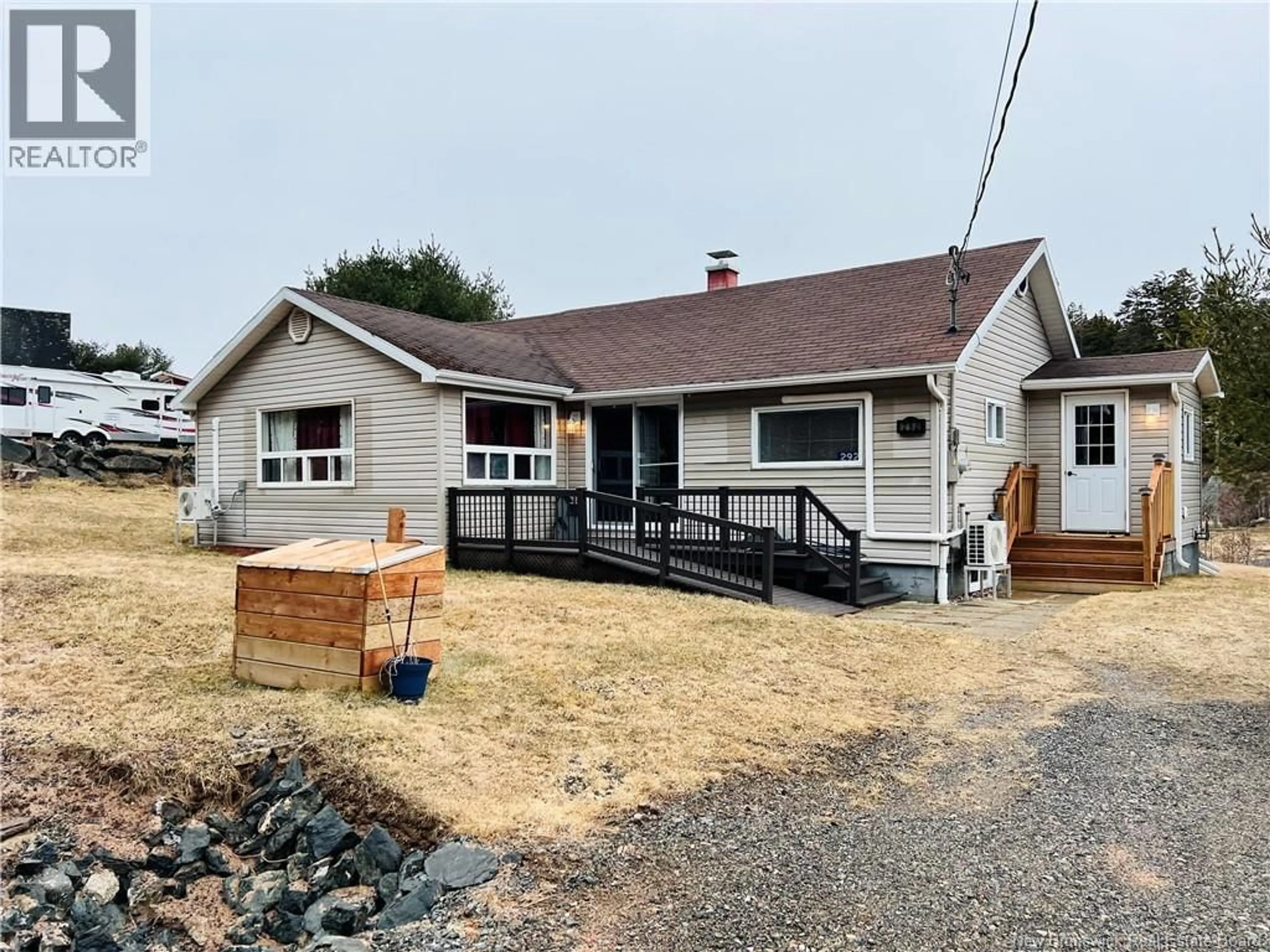 Home with vinyl exterior material, street for 292 ROUTE 772, Lords Cove New Brunswick E5V1J8