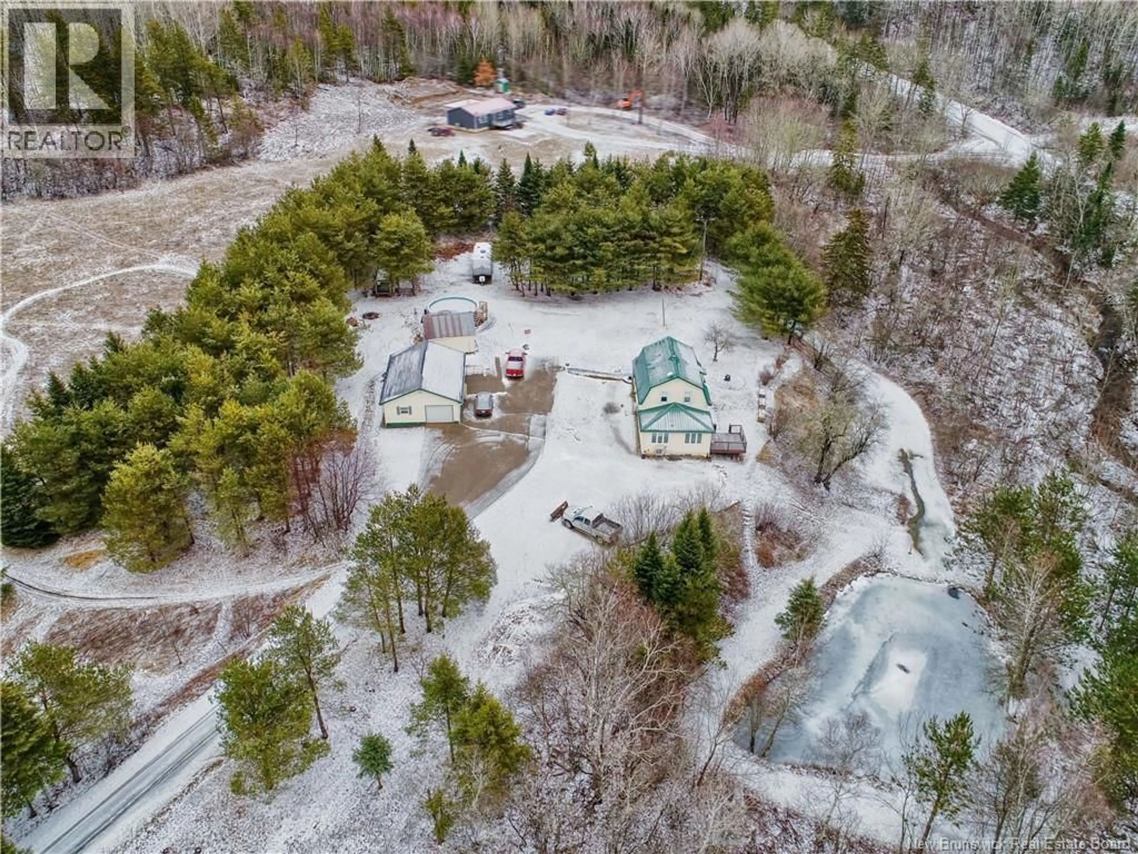 A pic from outside/outdoor area/front of a property/back of a property/a pic from drone, unknown for 498 URNEY ROAD, Picadilly New Brunswick E4E5K9