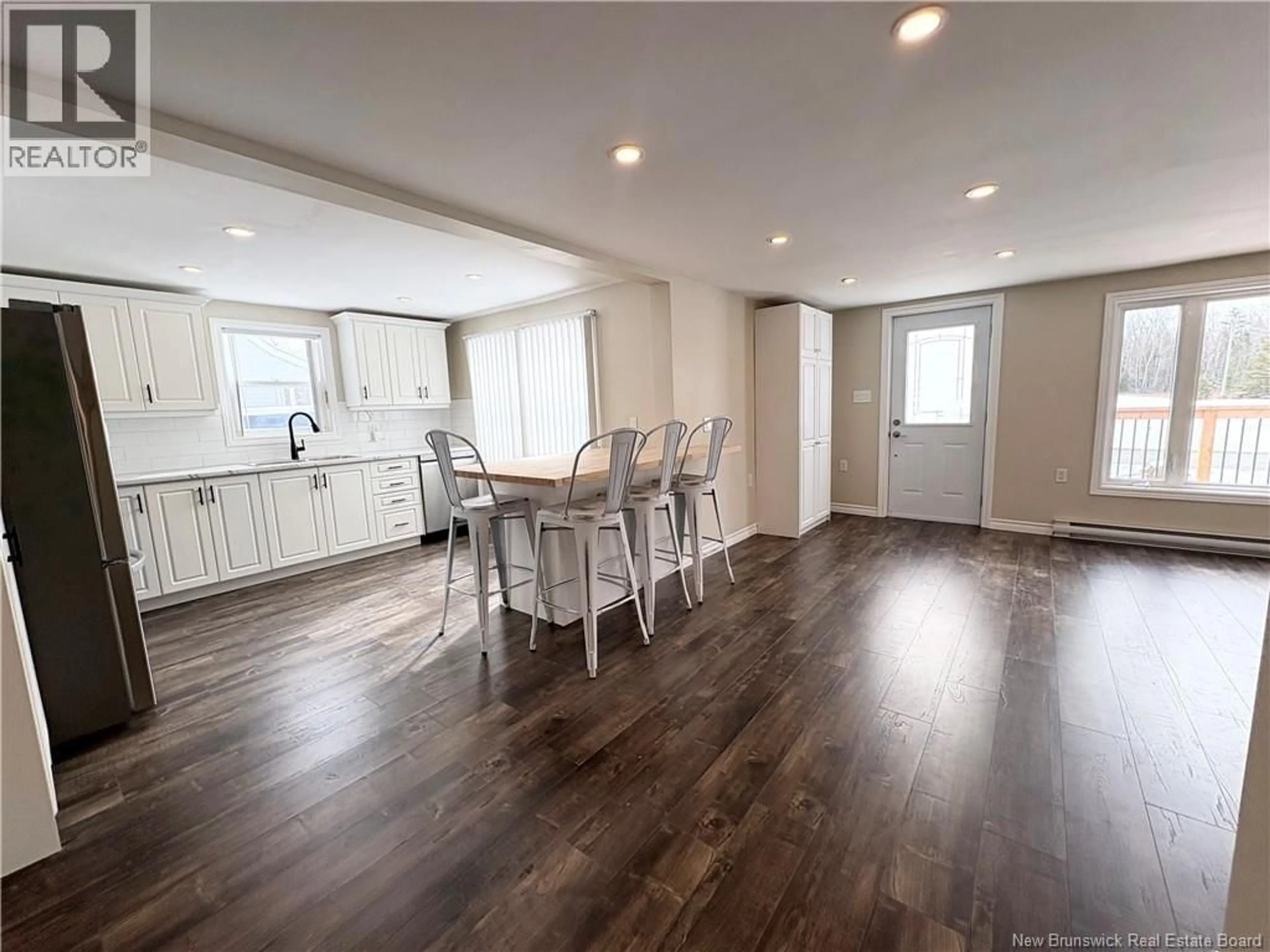 Open concept kitchen, wood/laminate floor for 299 CH. COLLETTE, Collette New Brunswick E4Y1J3