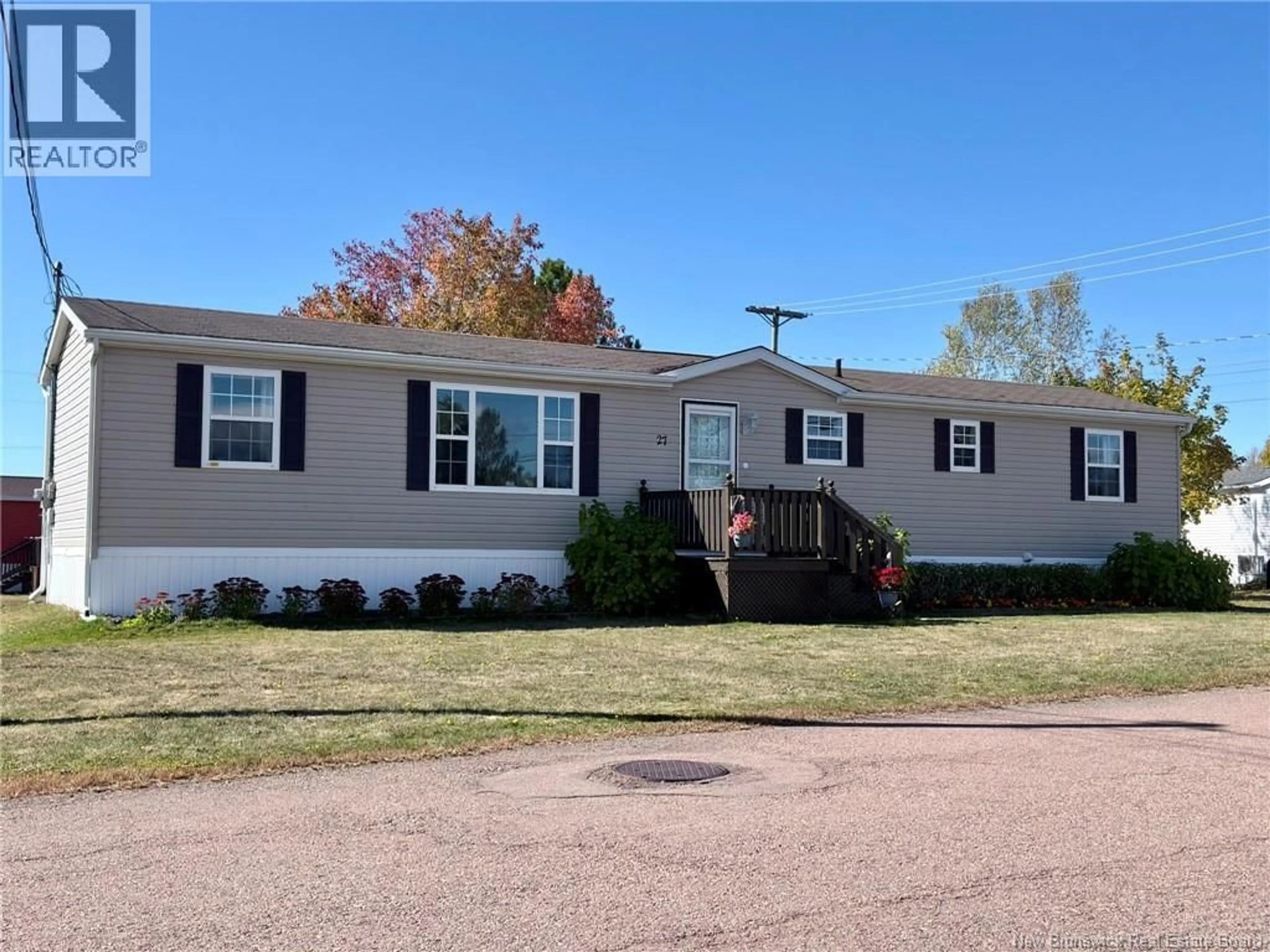 Home with vinyl exterior material, street for 27 SOPHIE DRIVE, Dieppe New Brunswick E1A7X5