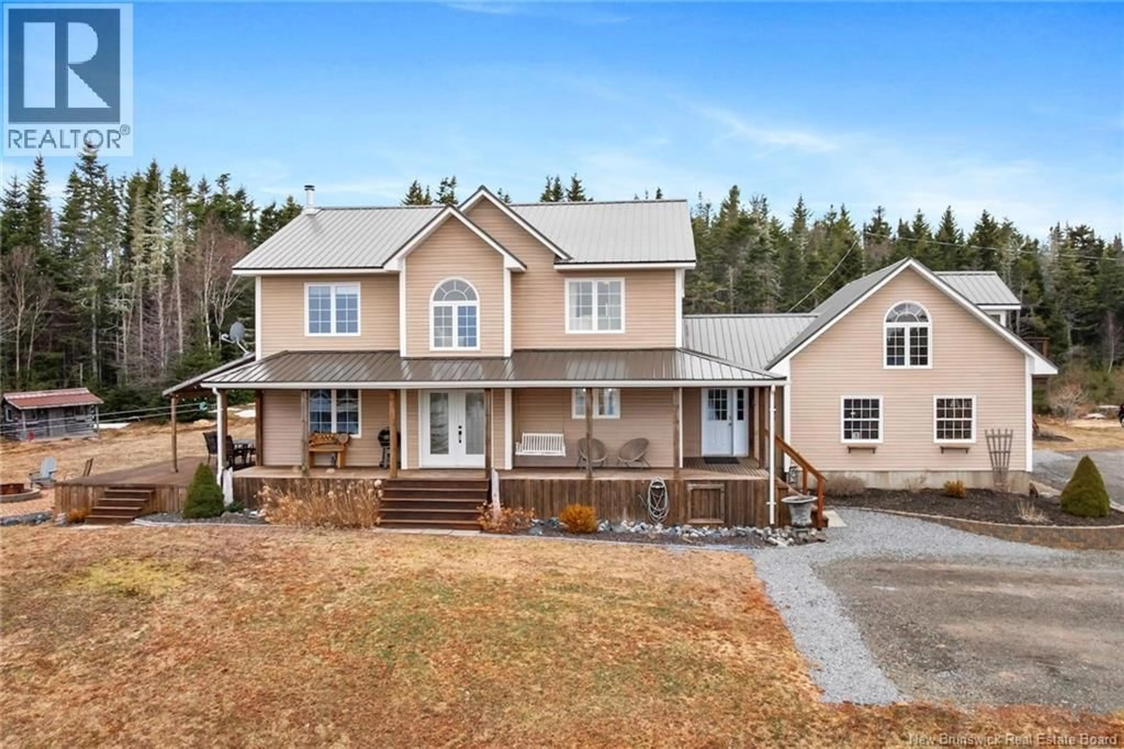 A pic from outside/outdoor area/front of a property/back of a property/a pic from drone, unknown for 768 ROUTE 172, Back Bay New Brunswick E5C1W2