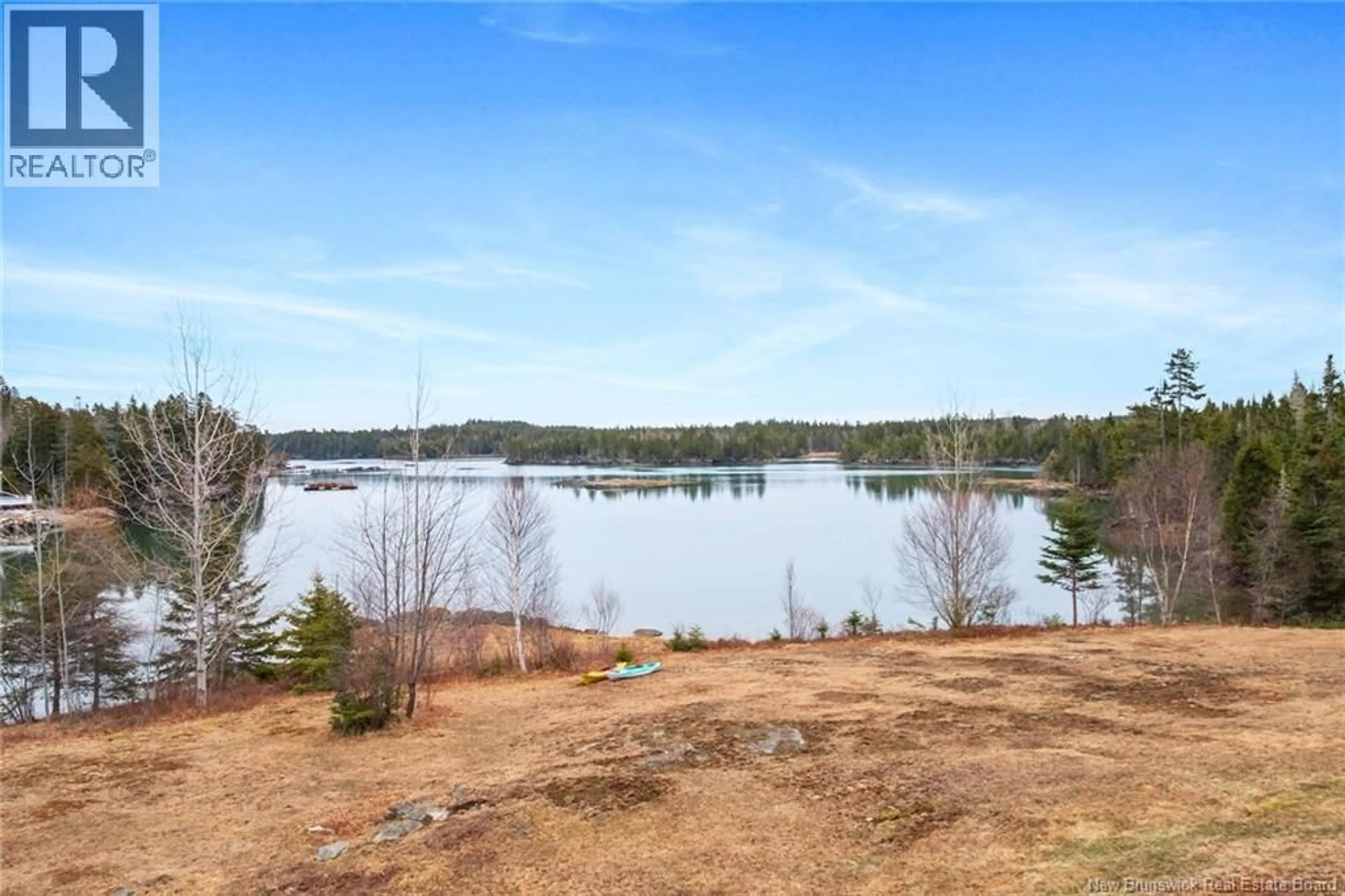 A pic from outside/outdoor area/front of a property/back of a property/a pic from drone, water/lake/river/ocean view for 768 ROUTE 172, Back Bay New Brunswick E5C1W2