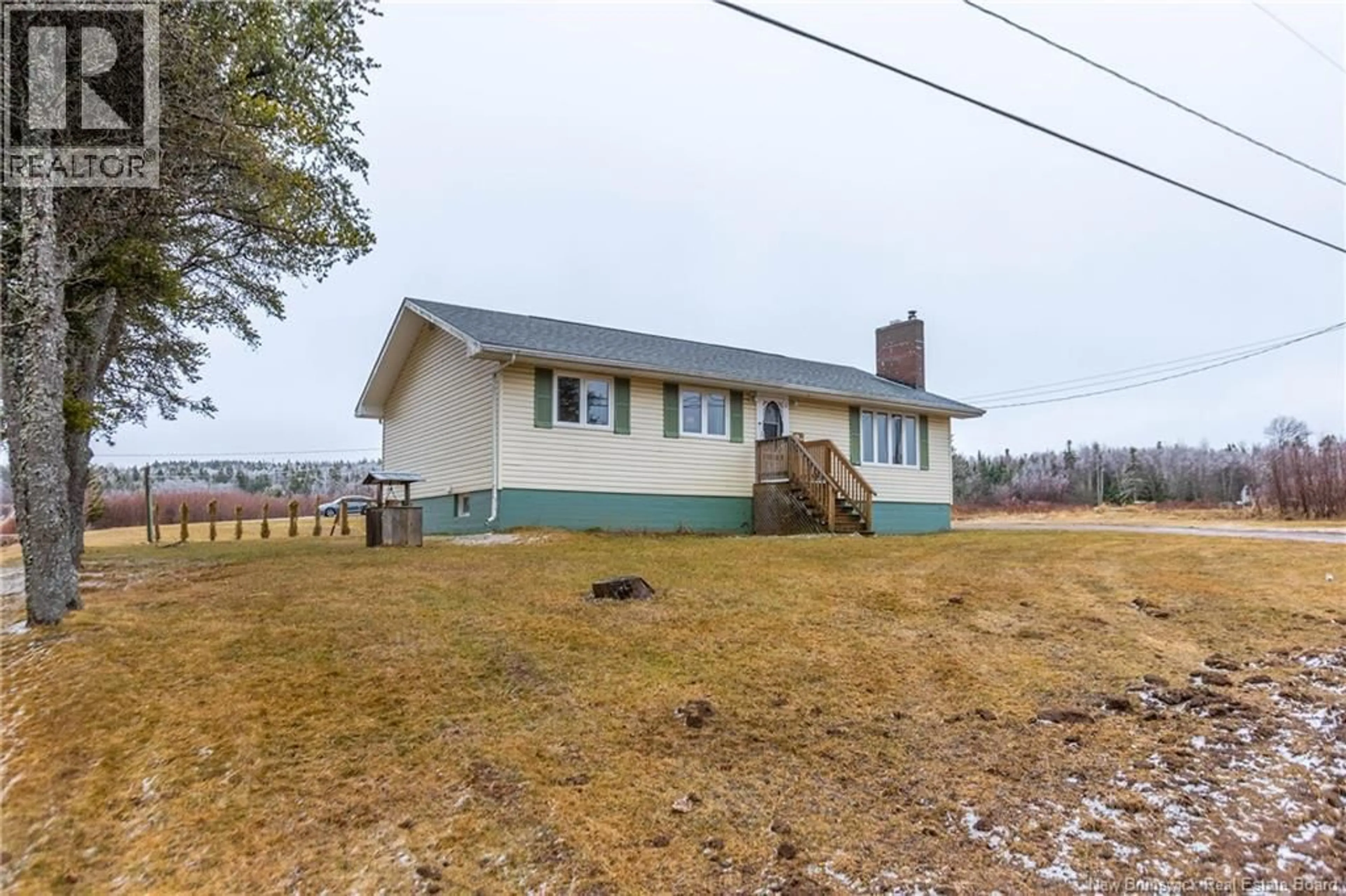 A pic from outside/outdoor area/front of a property/back of a property/a pic from drone, water/lake/river/ocean view for 52 BRITISH SETTLEMENT ROAD, Westcock New Brunswick E4L4S8