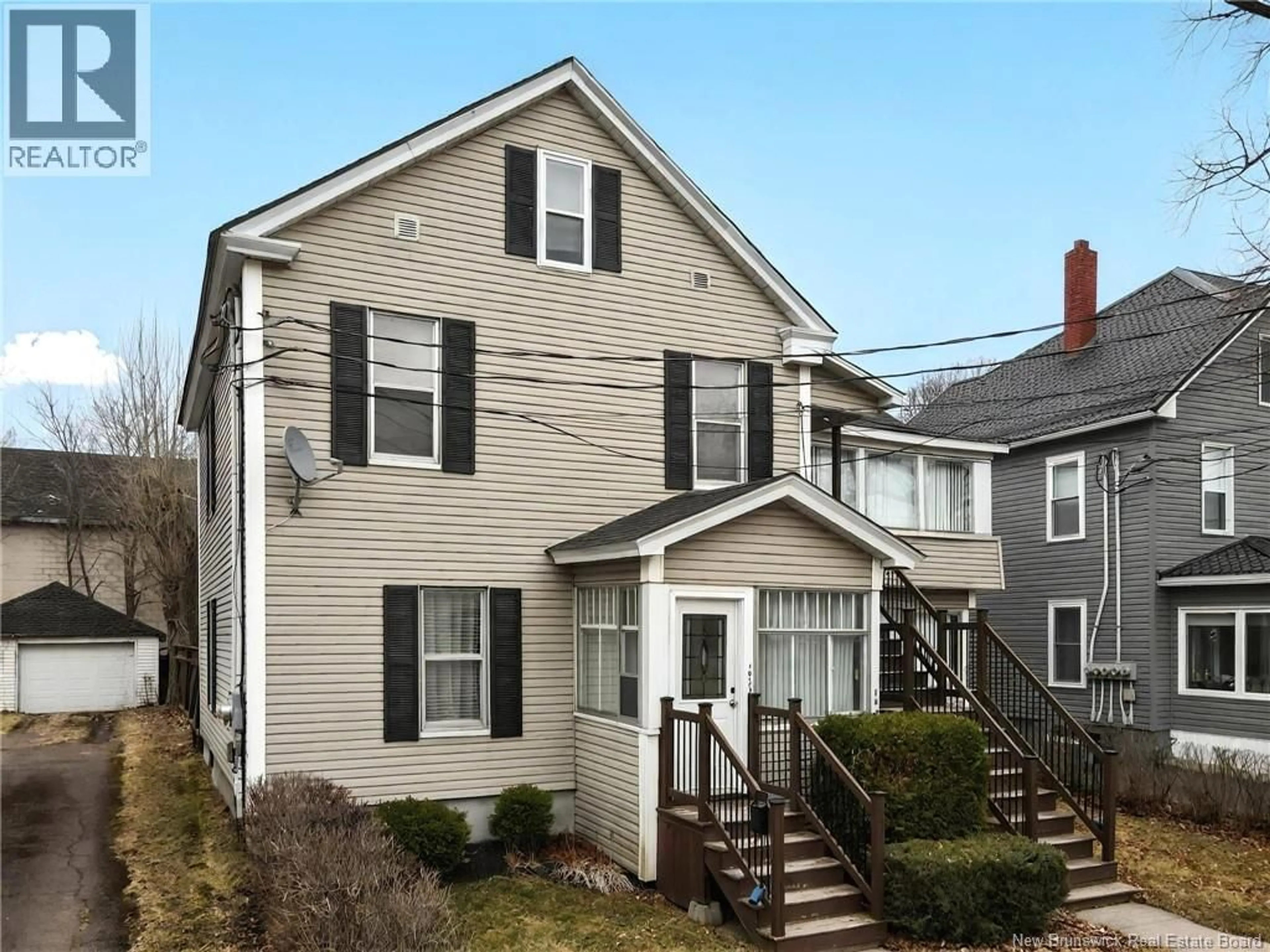 Home with vinyl exterior material, street for 189-191-193 ARCHIBALD STREET, Moncton New Brunswick E1C5J8