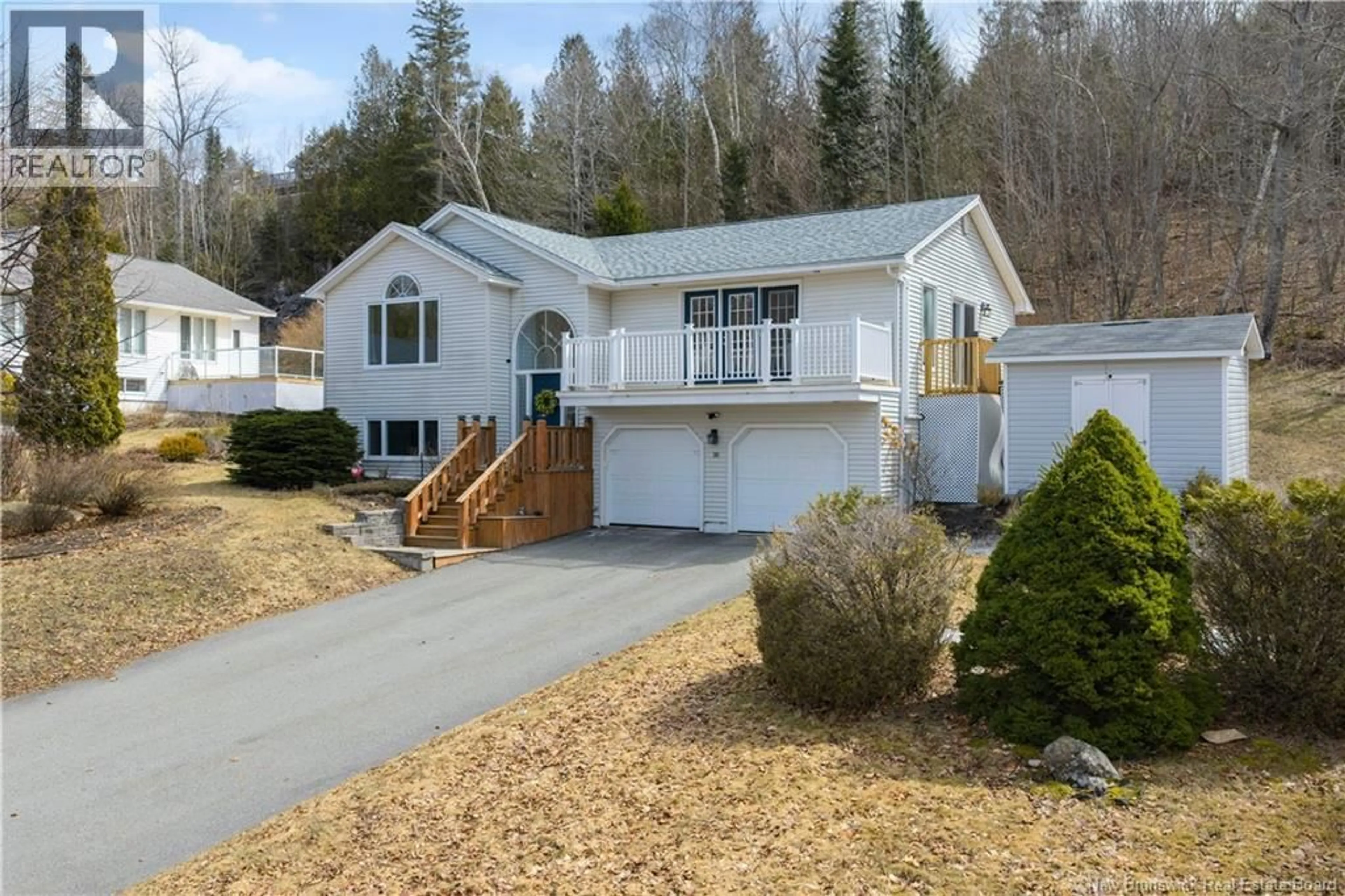 Home with vinyl exterior material, street for 30 SECOUDON DRIVE, Saint John New Brunswick E2K5G5