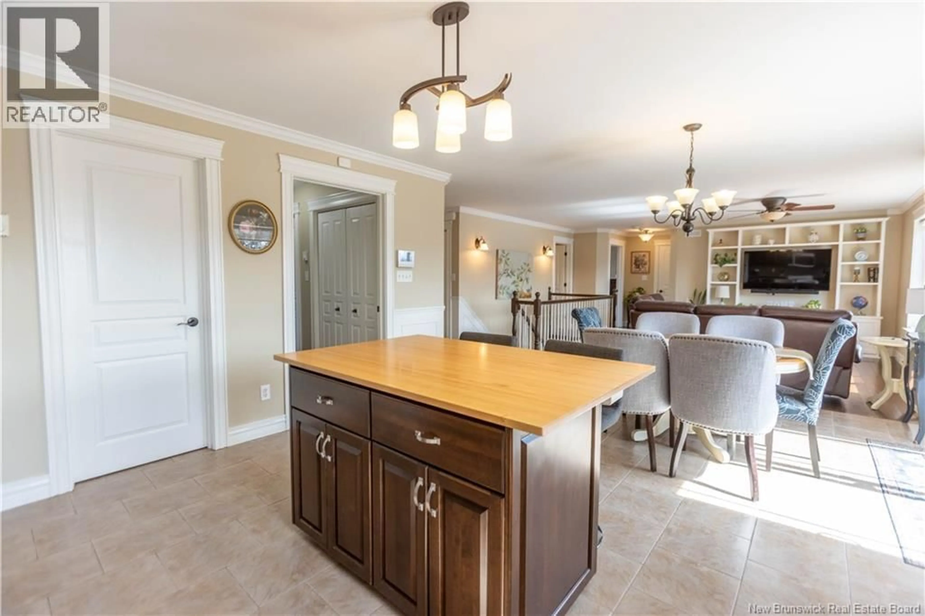 Open concept kitchen, ceramic/tile floor for 30 SAMANTHA COURT, Sackville New Brunswick E4L1A0