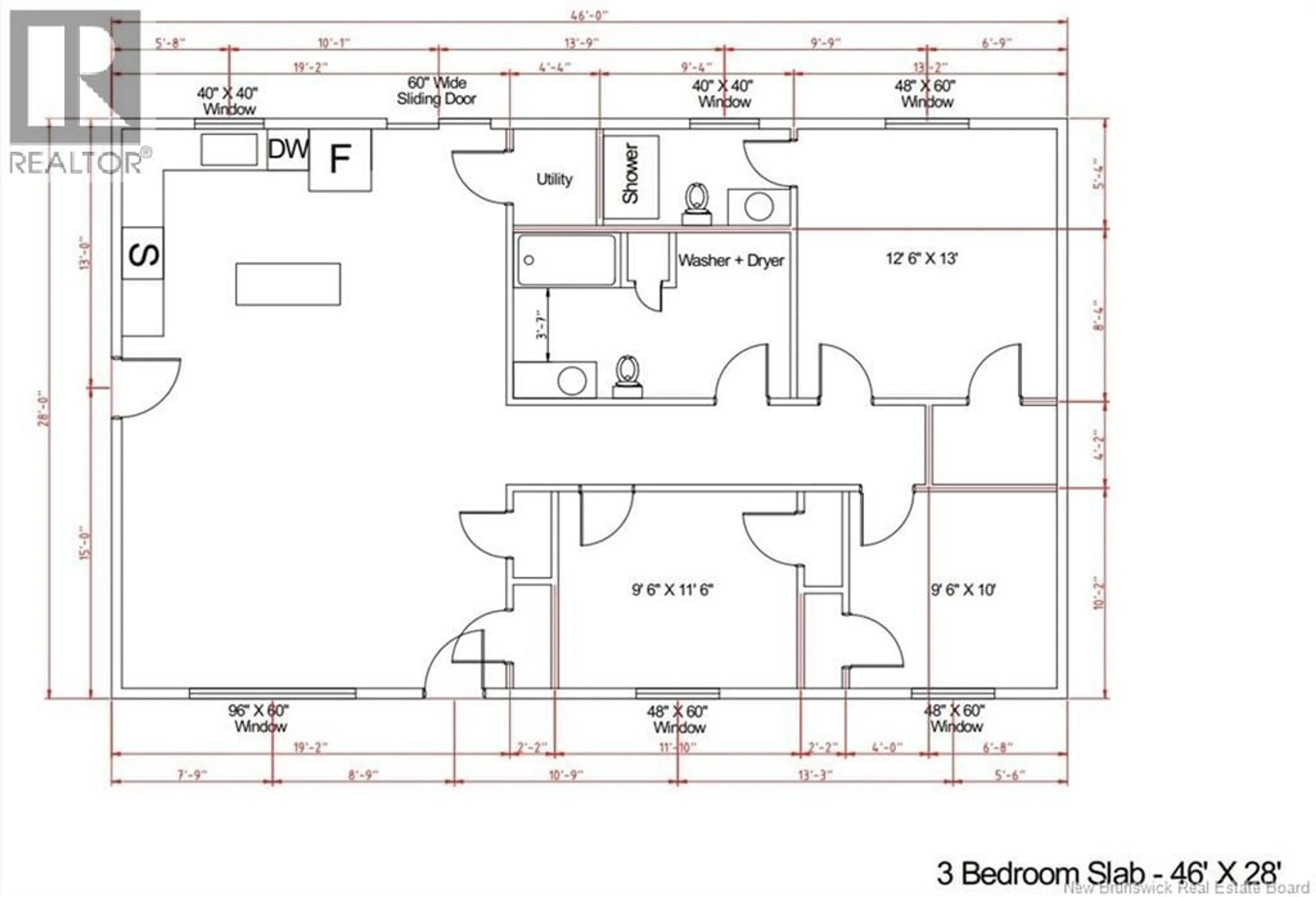 Floor plan for 356 LOWER DURHAM, Durham Bridge New Brunswick E6C1G7