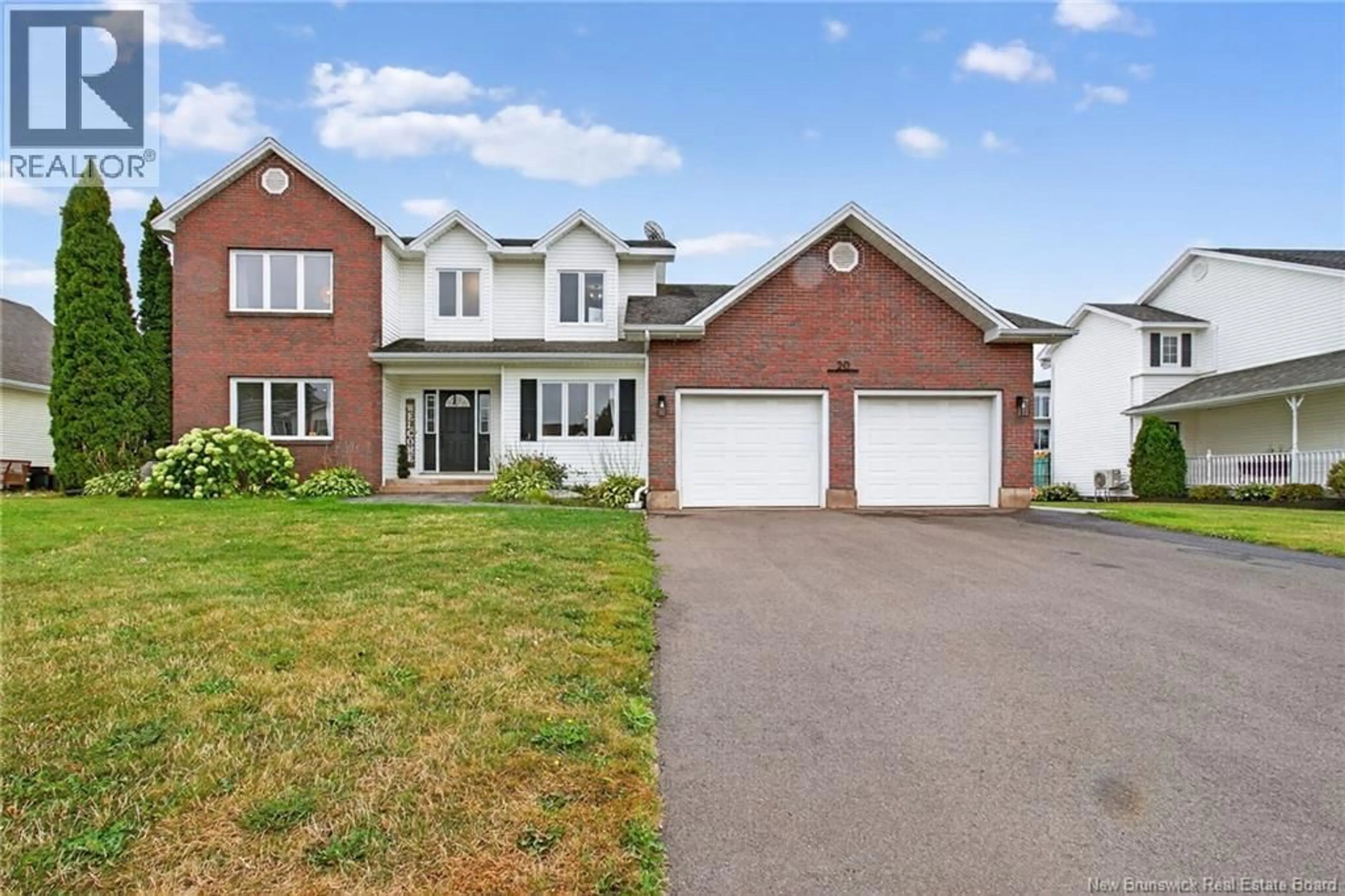 Home with brick exterior material, street for 20 VANESSA COURT, Riverview New Brunswick E1B4W7