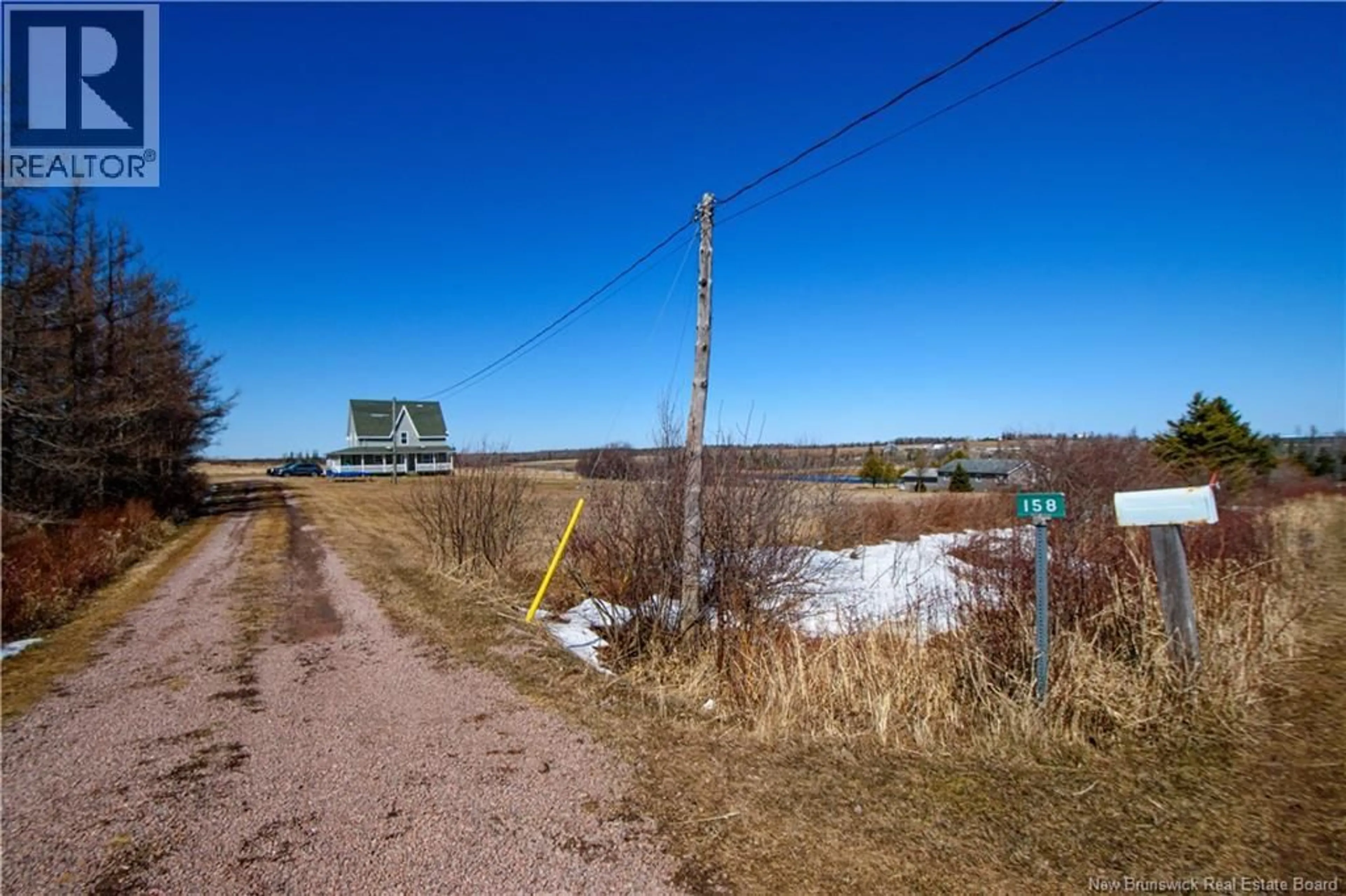 A pic from outside/outdoor area/front of a property/back of a property/a pic from drone, street for 158 JOHNSTON POINT ROAD, Johnston Point New Brunswick E4M1P8