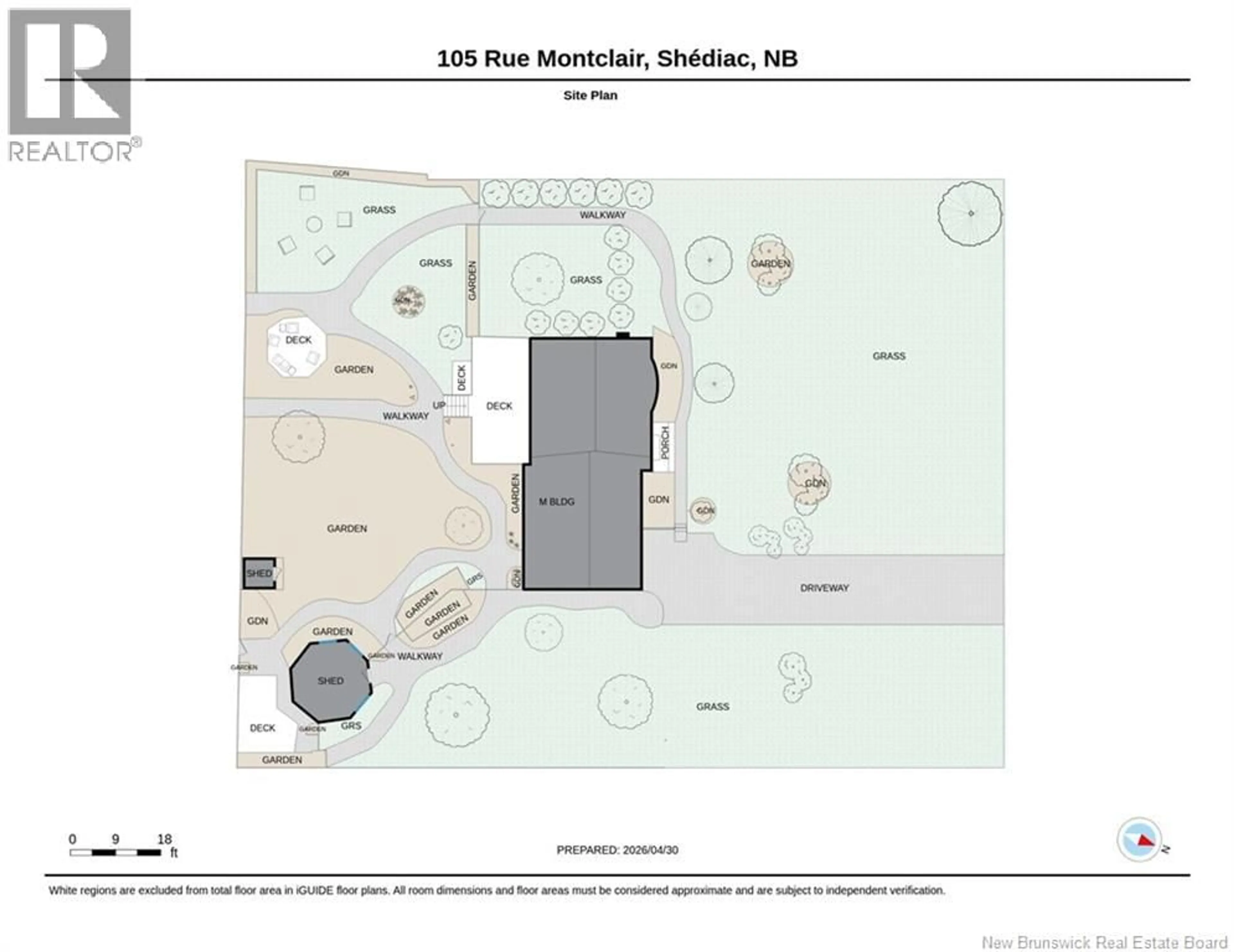 Floor plan for 105 MONTCLAIR, Shediac New Brunswick E4P2J2