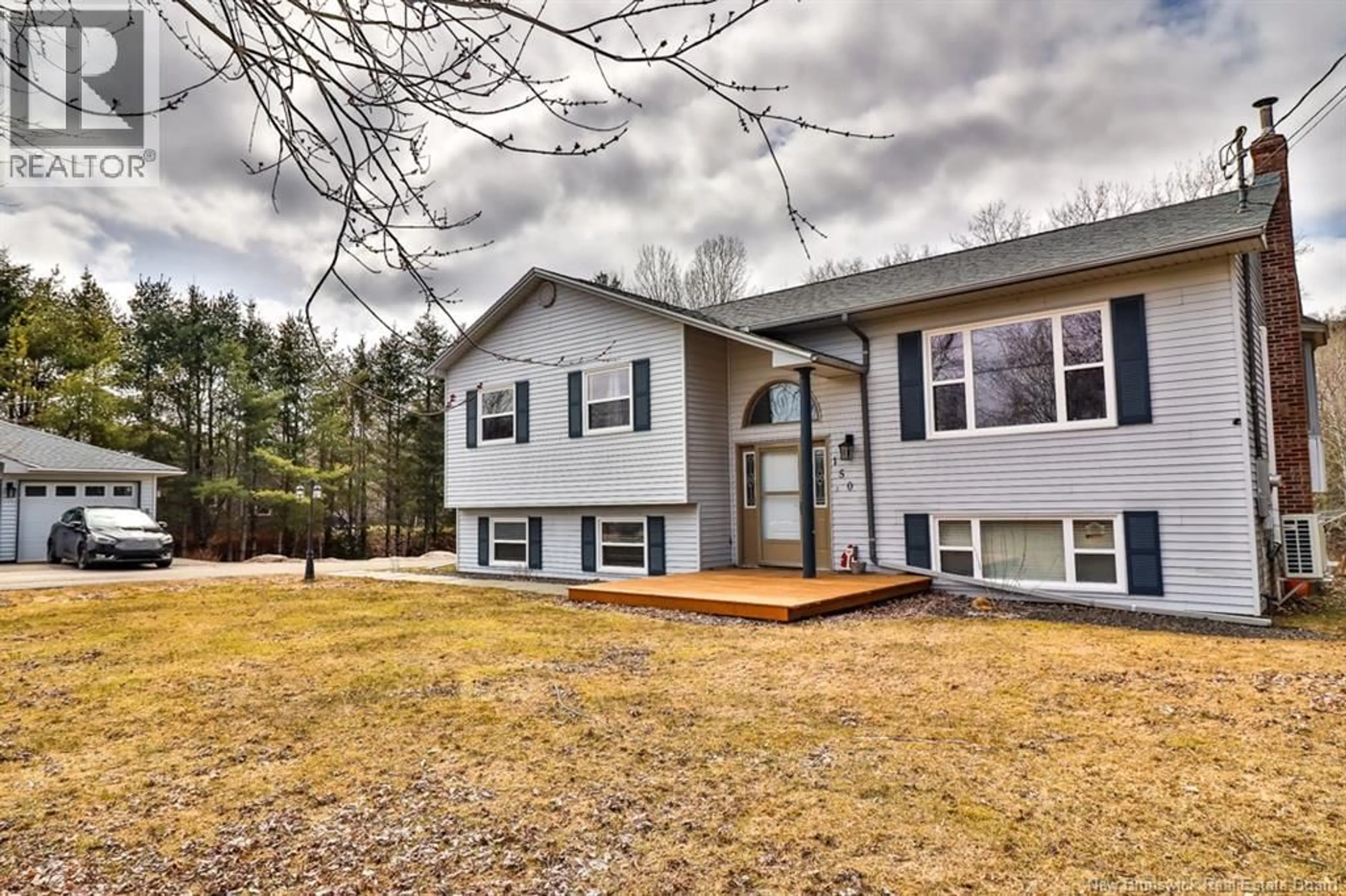 Home with vinyl exterior material, street for 150 MILL BROOK ROAD, Sussex New Brunswick E4E3V7