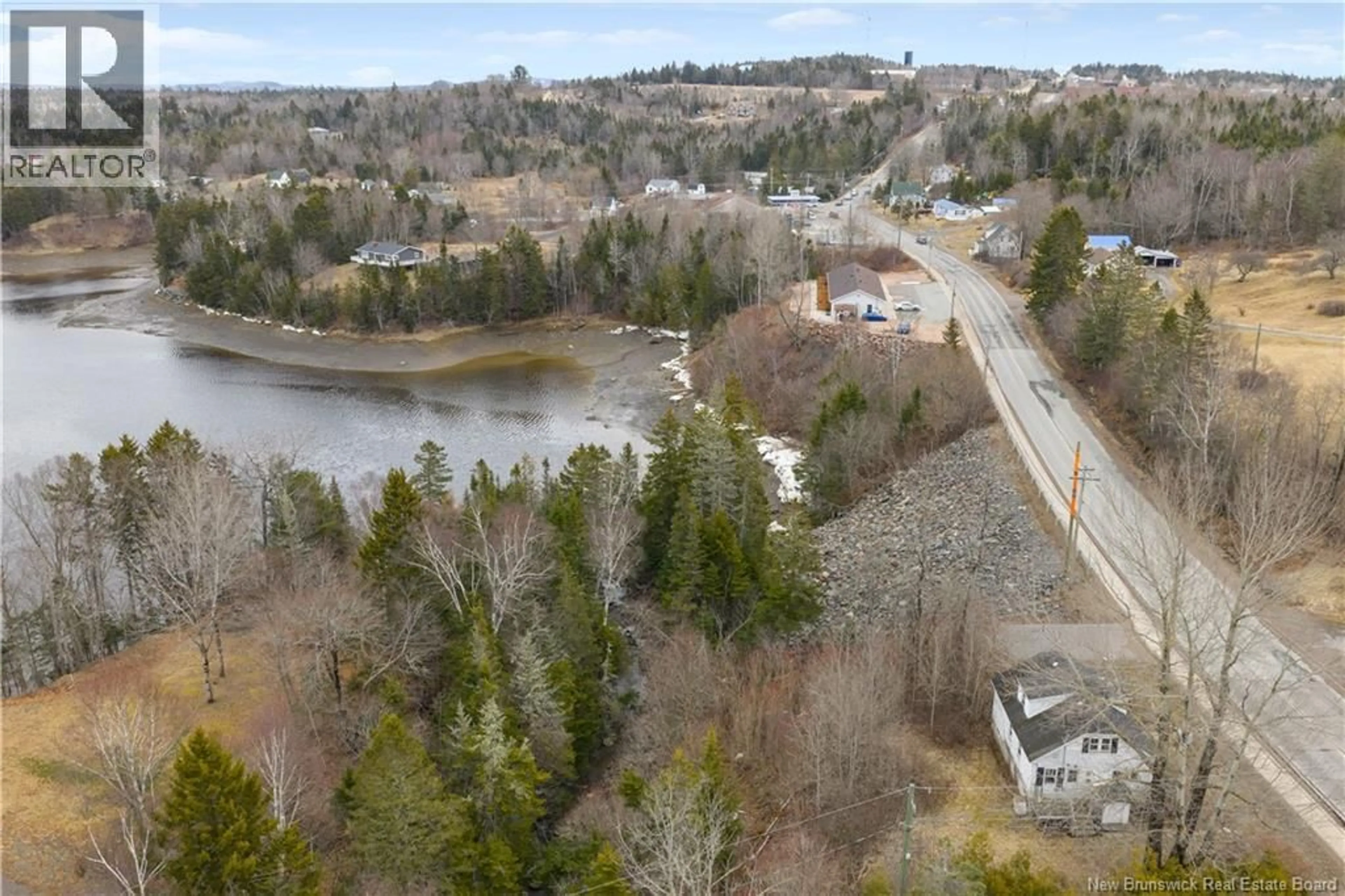 A pic from outside/outdoor area/front of a property/back of a property/a pic from drone, water/lake/river/ocean view for 106 L'ETETE ROAD, St George New Brunswick E5C3H6