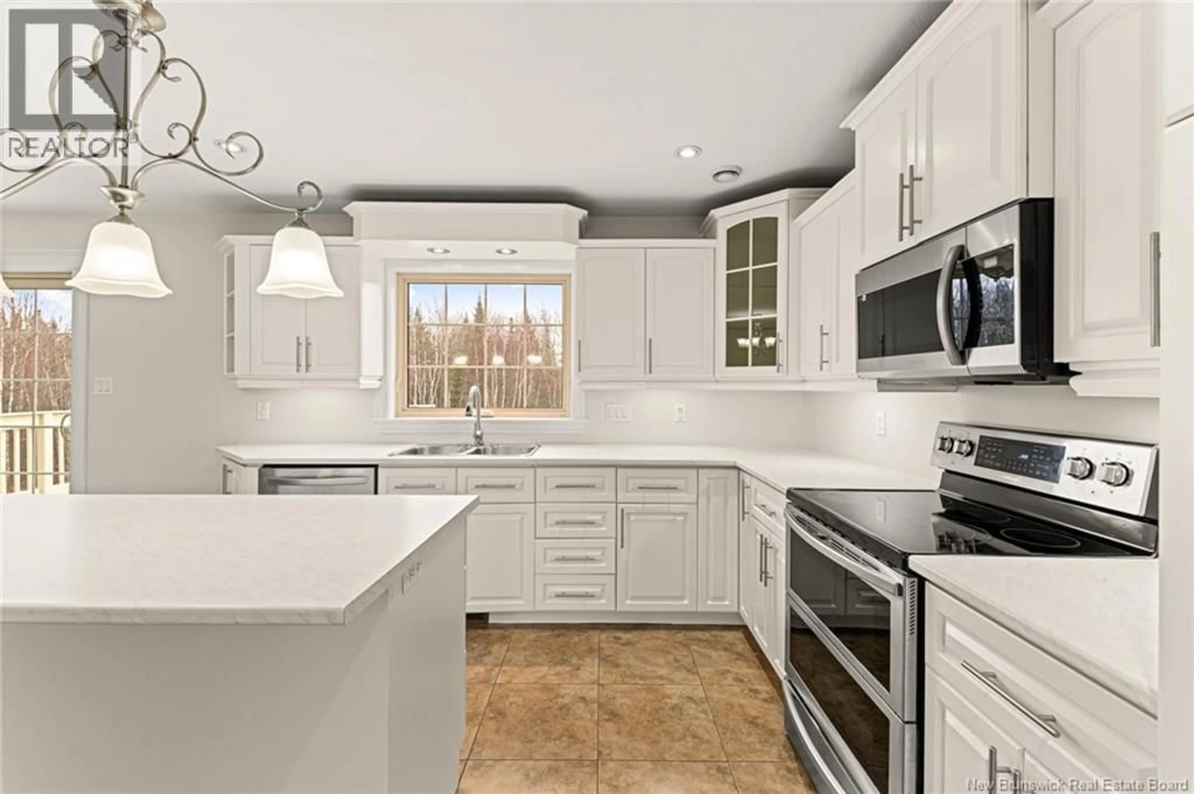 Open concept kitchen, ceramic/tile floor for 160 DANIEL DRIVE, Irishtown New Brunswick E1H0B4