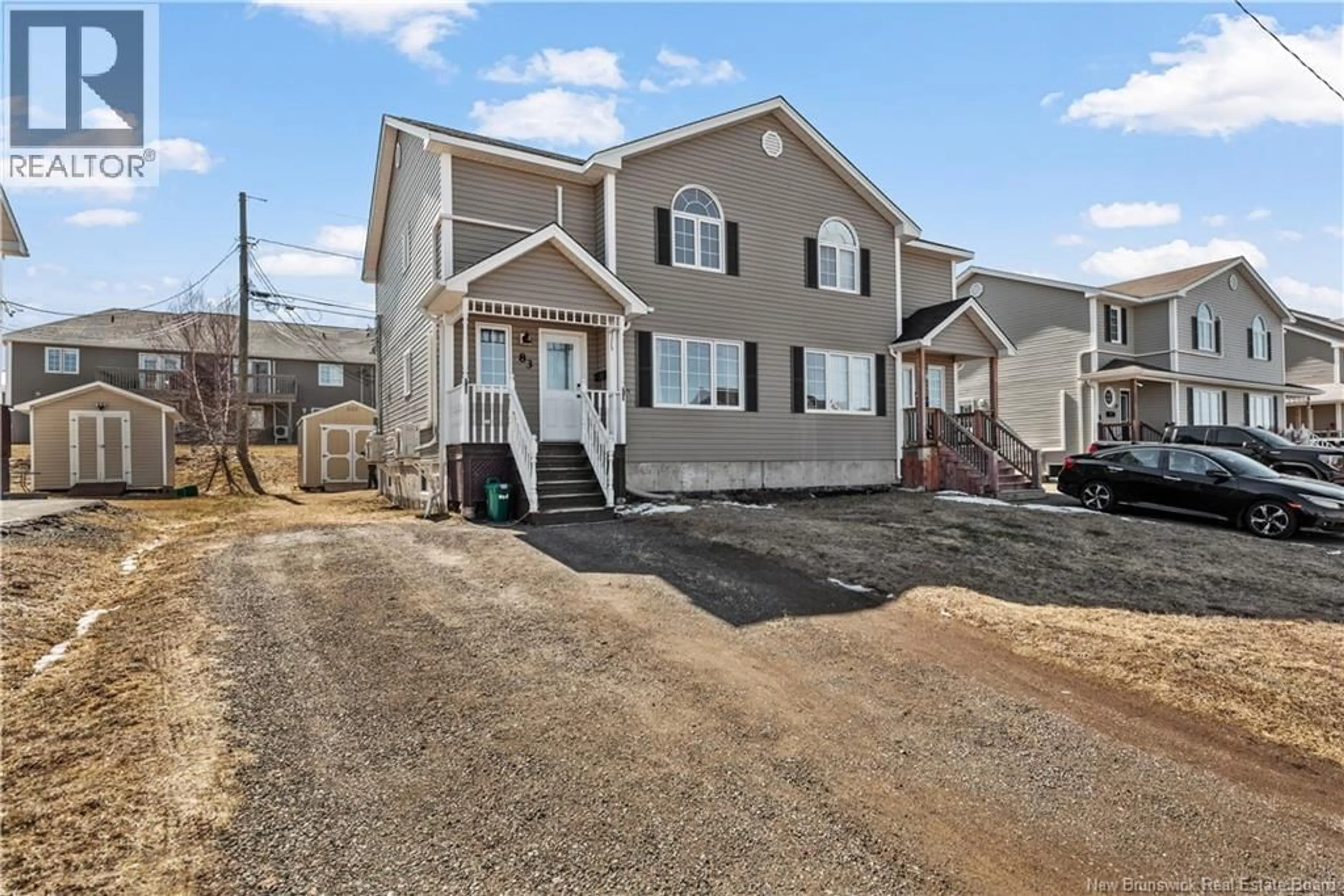 Home with vinyl exterior material, street for 83 SAWGRASS DRIVE, Riverview New Brunswick E1B5E4