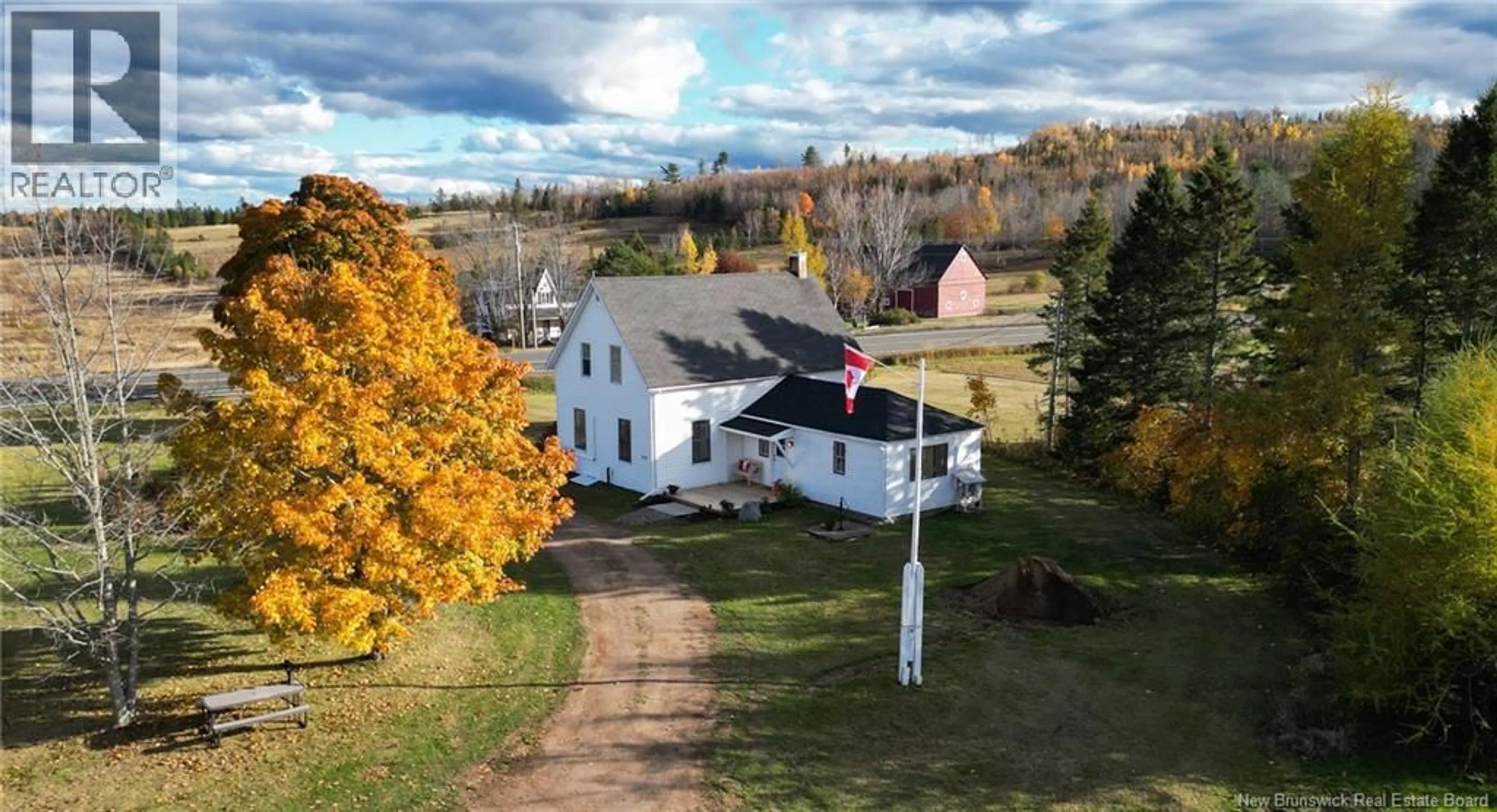 A pic from outside/outdoor area/front of a property/back of a property/a pic from drone, unknown for 2118 ROUTE 3, Harvey New Brunswick E6K3W9