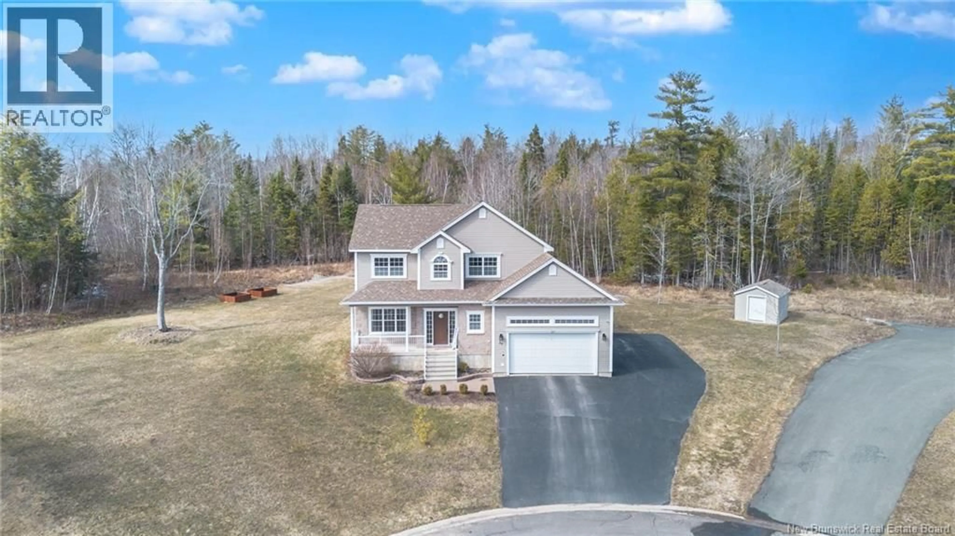 A pic from outside/outdoor area/front of a property/back of a property/a pic from drone, street for 29 TOOLE COURT, Oromocto New Brunswick E2V0J3