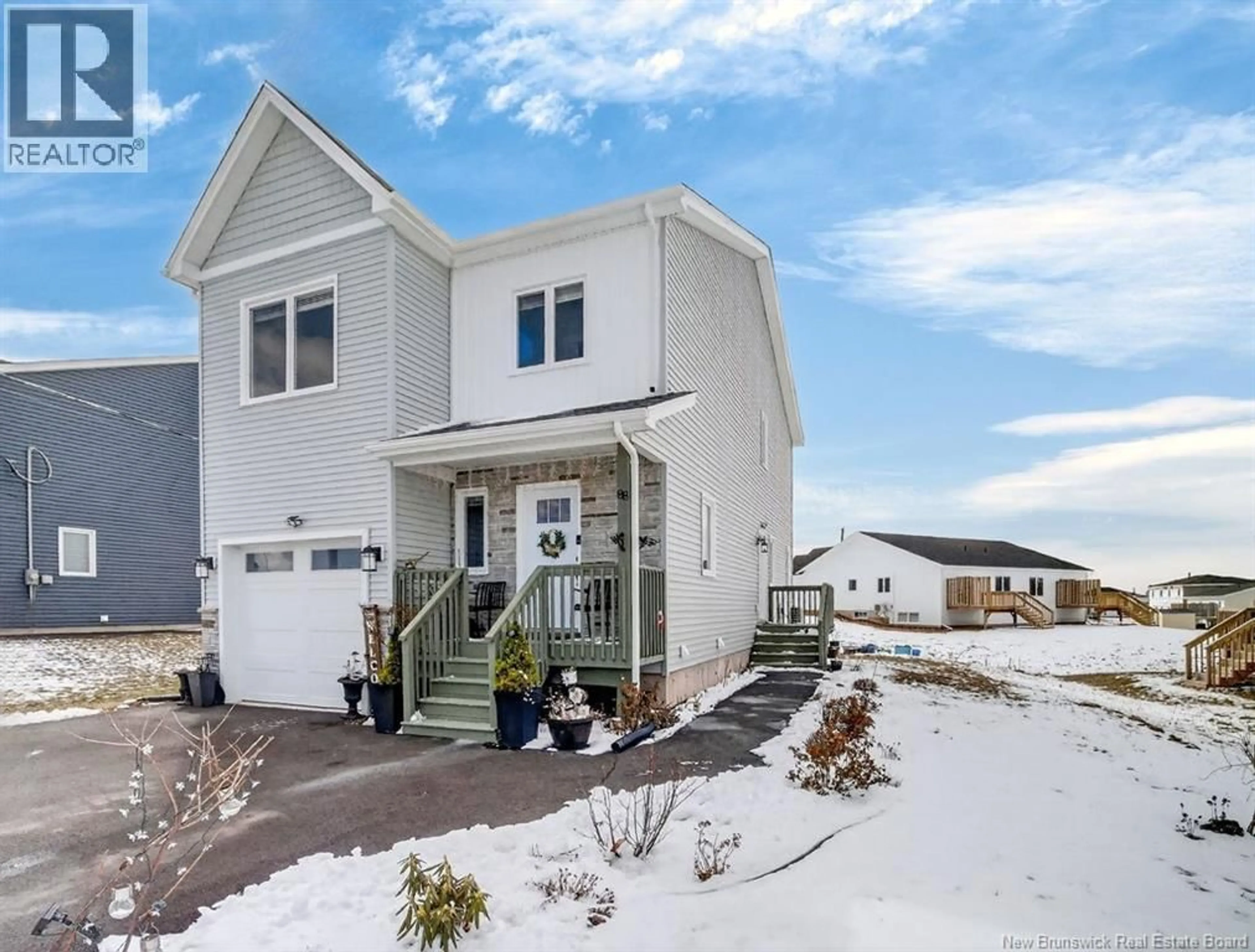 Home with vinyl exterior material, street for 88 MACINTOSH BOULEVARD, Moncton New Brunswick E1K0A1