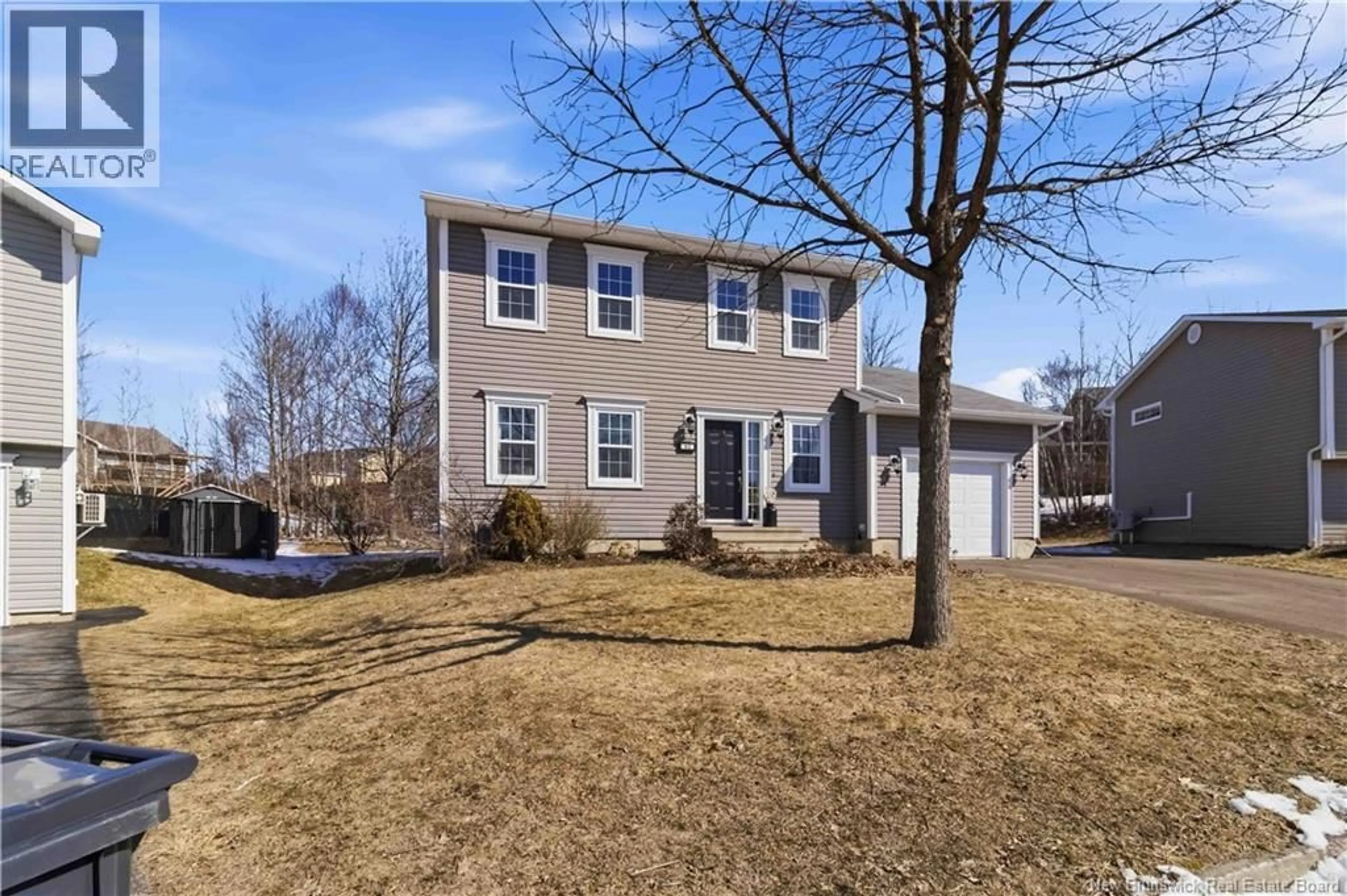 Home with vinyl exterior material, street for 92 BLANCHARD COURT, Fredericton New Brunswick E3G3X2