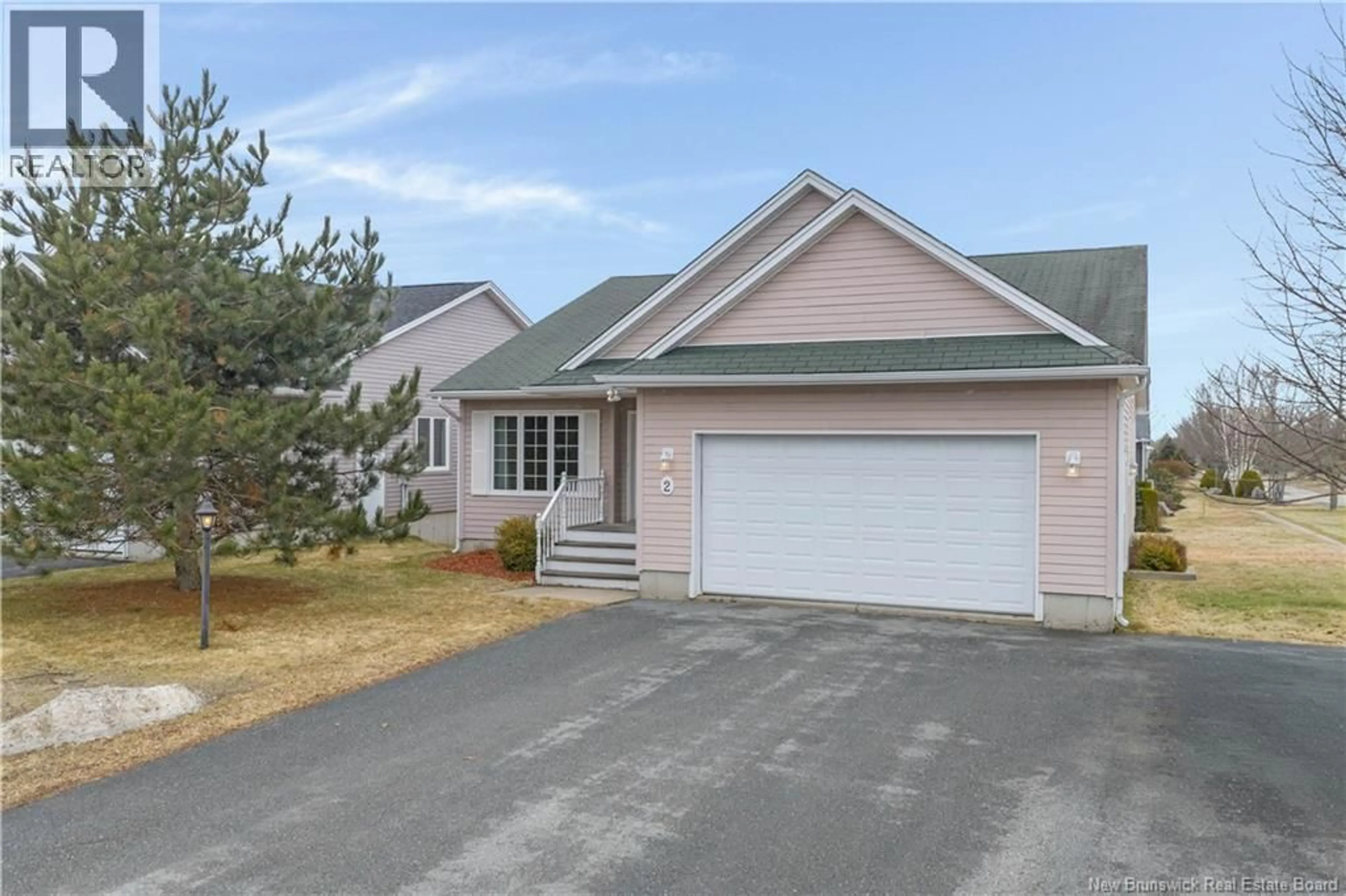 Home with vinyl exterior material, street for 2 ALEXSCOT COURT, Rothesay New Brunswick E2E6G5