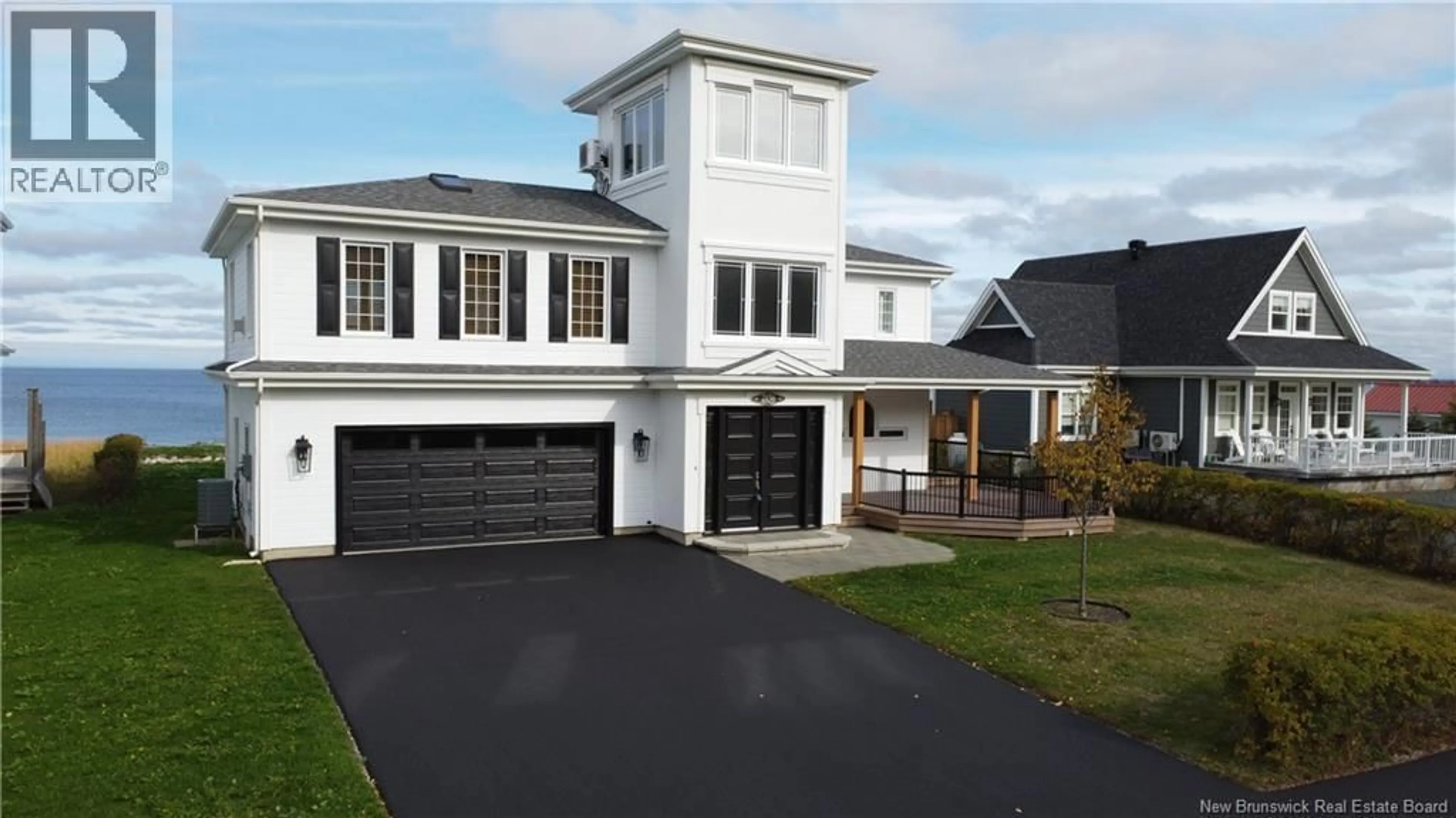 Home with vinyl exterior material, street for 2156 QUEEN ELIZABETH DRIVE, Bathurst New Brunswick E2A4Y4