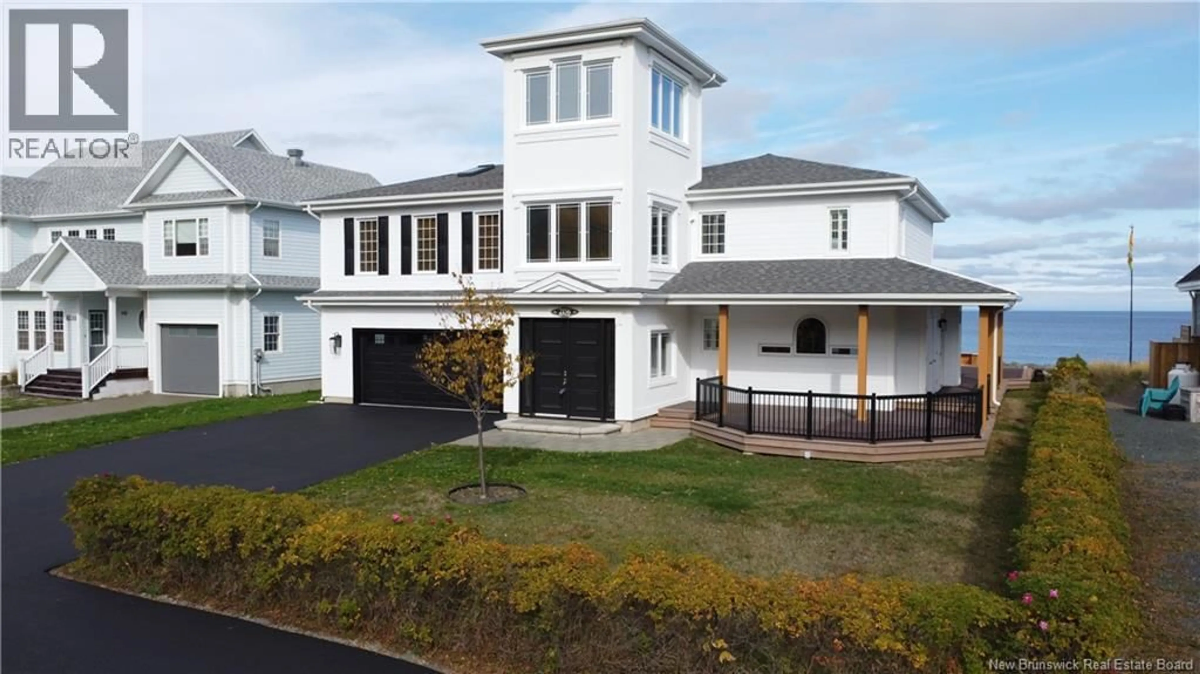 Home with vinyl exterior material, street for 2156 QUEEN ELIZABETH DRIVE, Bathurst New Brunswick E2A4Y4