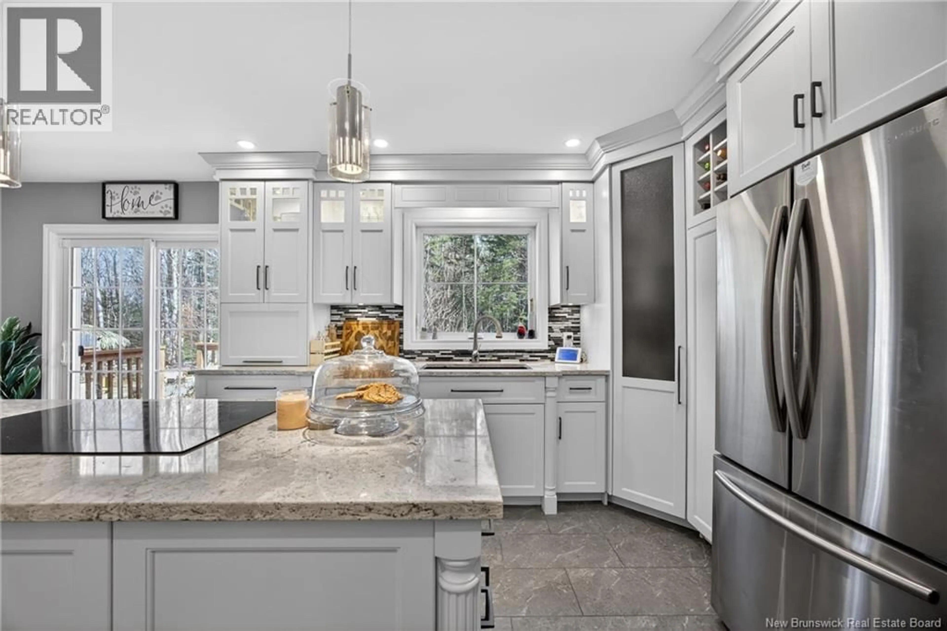 Contemporary kitchen, ceramic/tile floor for 75 CAMERON DRIVE, Burton New Brunswick E2V3G4