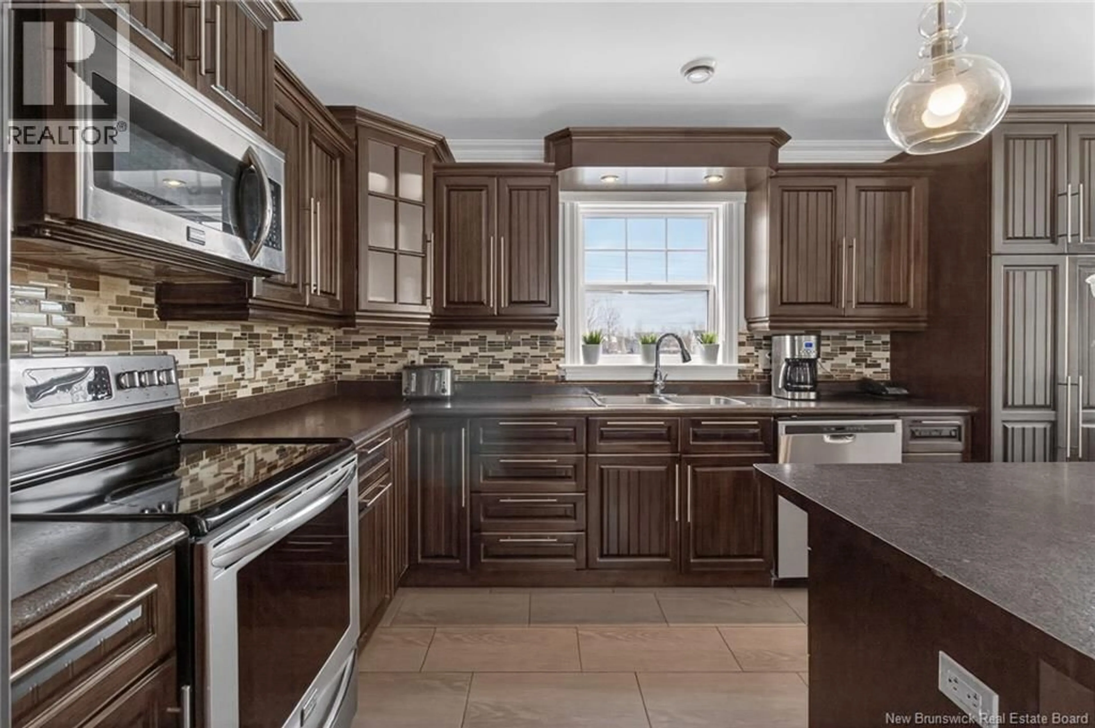 Open concept kitchen, ceramic/tile floor for 122 BIRCHFIELD STREET, Moncton New Brunswick E1G5P8