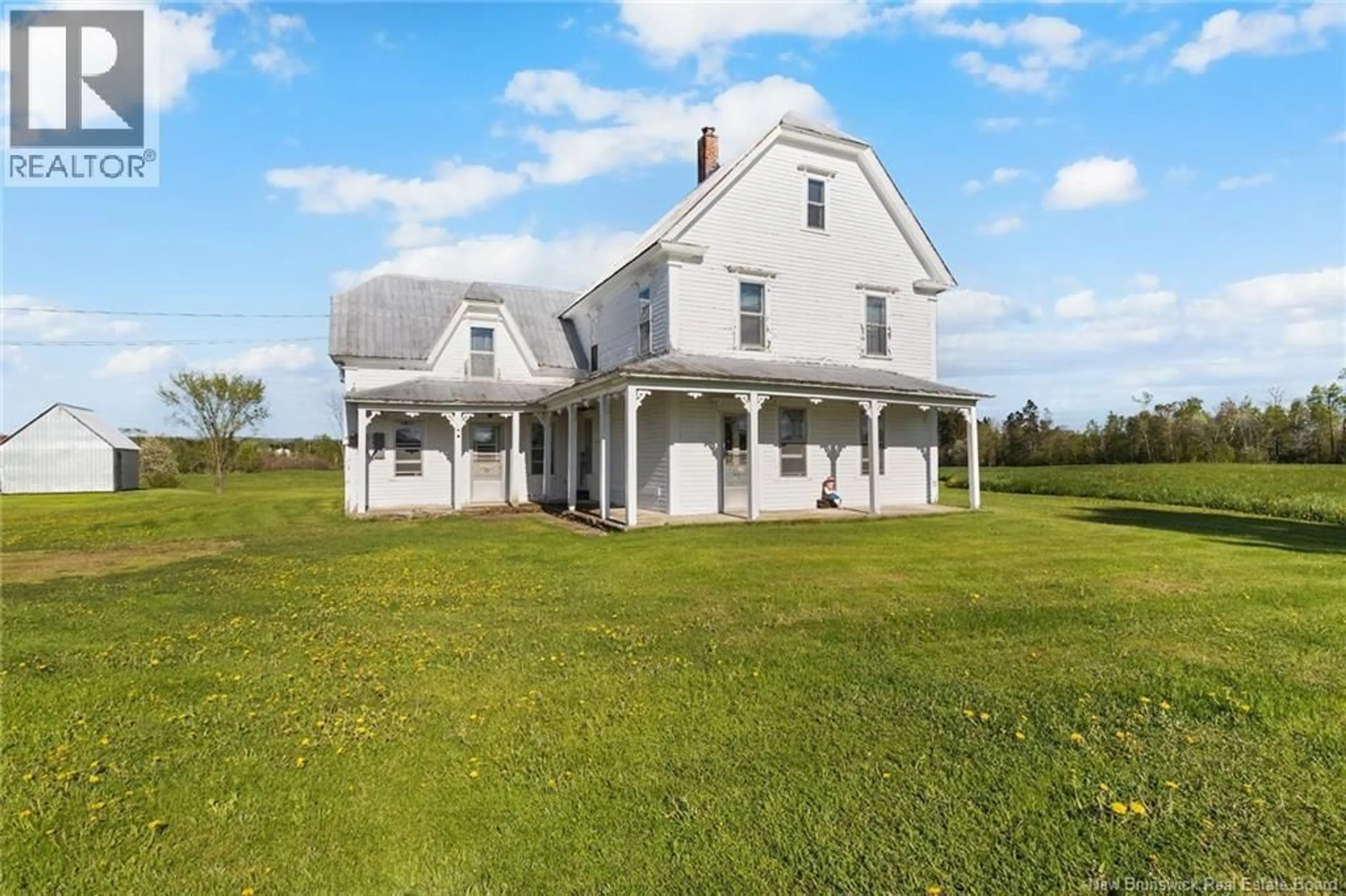 A pic from outside/outdoor area/front of a property/back of a property/a pic from drone, building for 107 CROSS ROAD, Temperance Vale New Brunswick E6G2E2