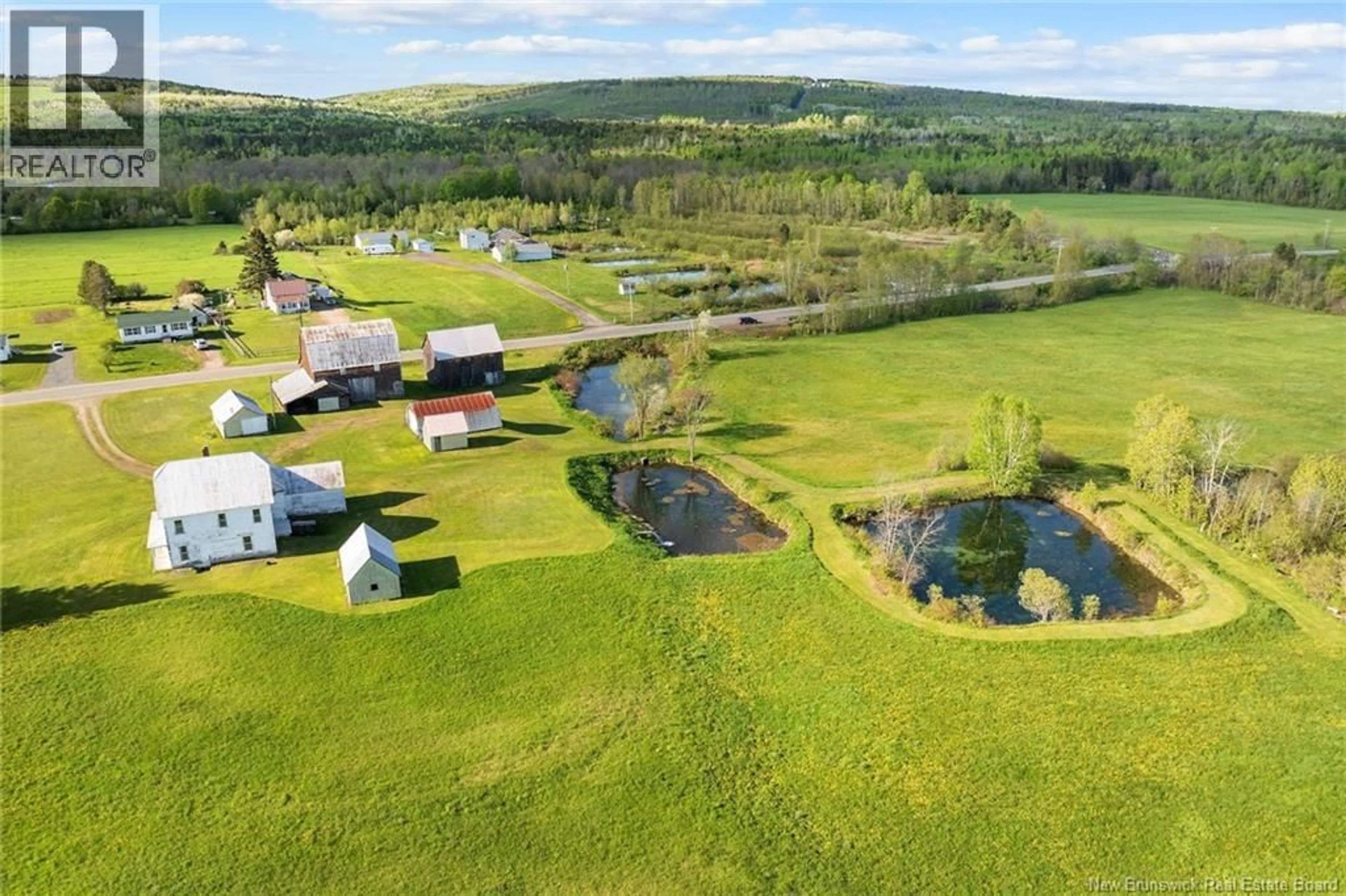 A pic from outside/outdoor area/front of a property/back of a property/a pic from drone, water/lake/river/ocean view for 107 CROSS ROAD, Temperance Vale New Brunswick E6G2E2