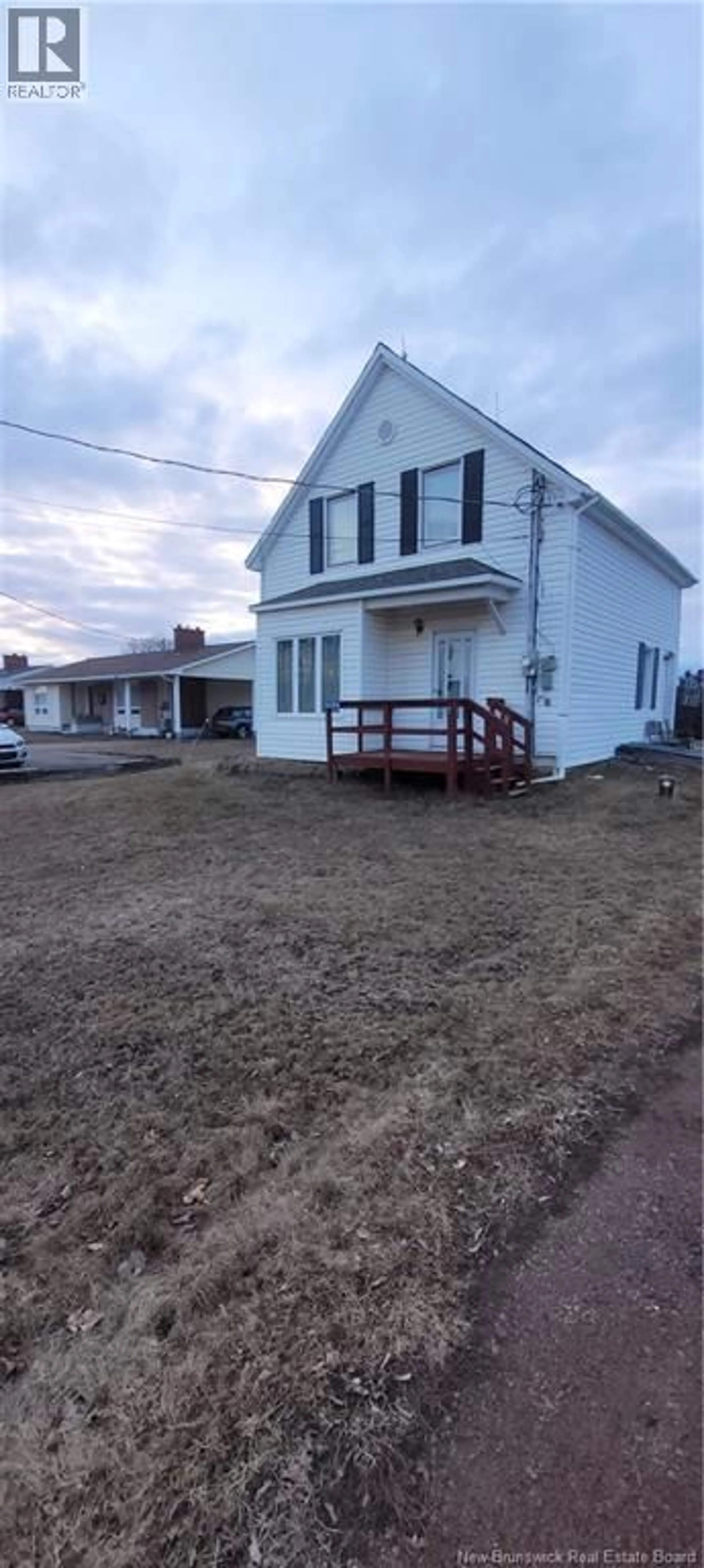 A pic from outside/outdoor area/front of a property/back of a property/a pic from drone, street for 1686 ROUTE 133, Barachois New Brunswick E4P8H6