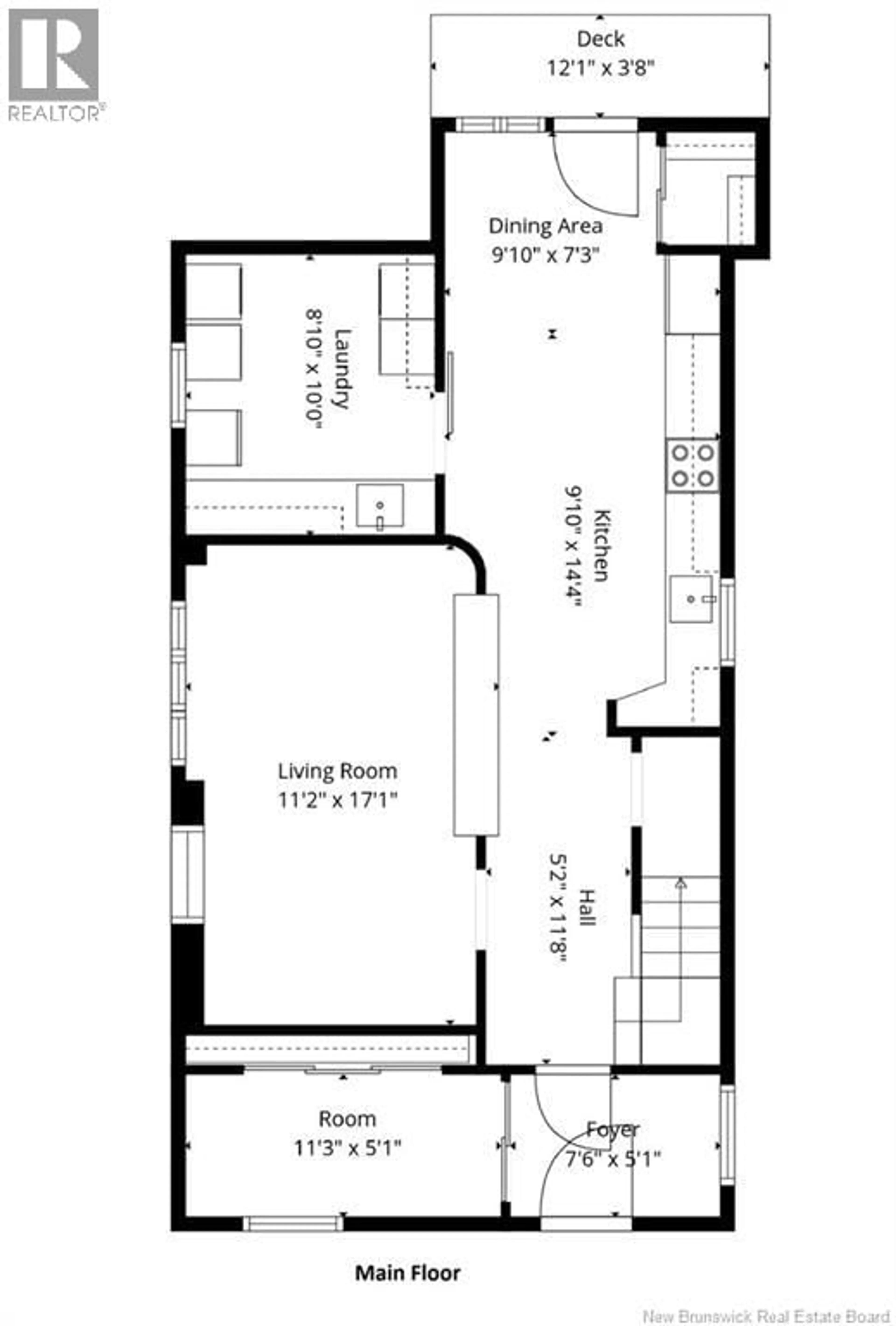 Floor plan for 109 TOPEKA STREET, Saint John New Brunswick E2J1J5