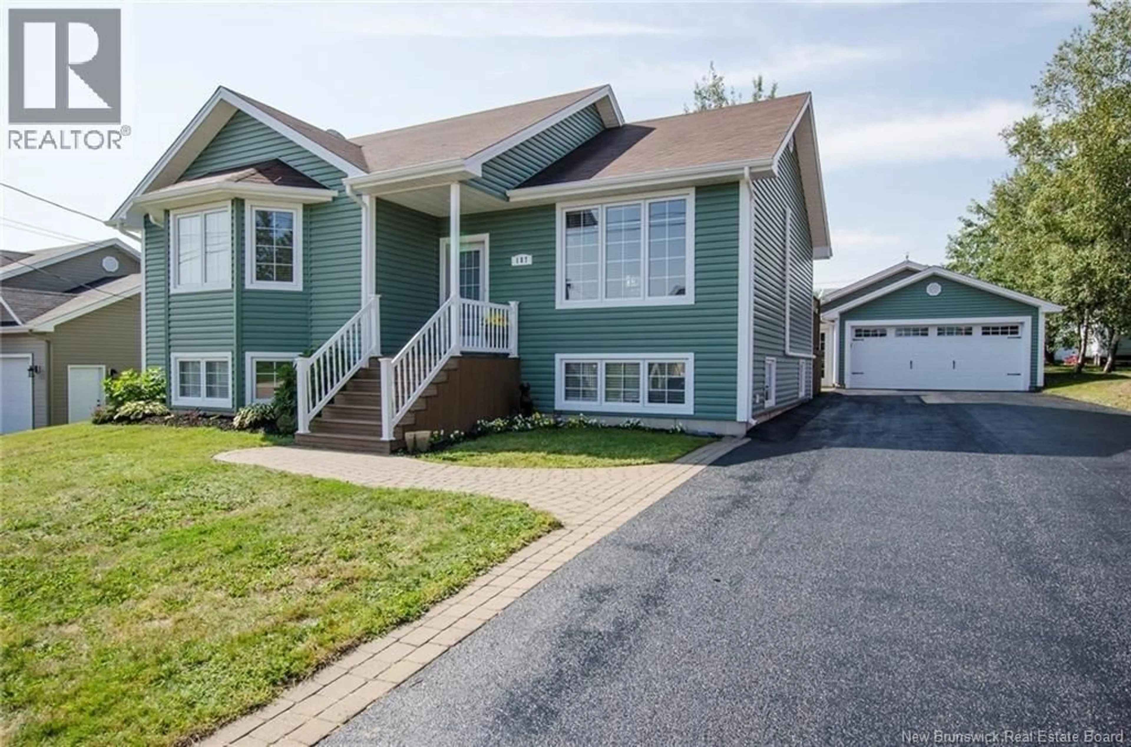 Home with vinyl exterior material, street for 187 LEBLANC AVENUE, Shediac New Brunswick E4P0H9