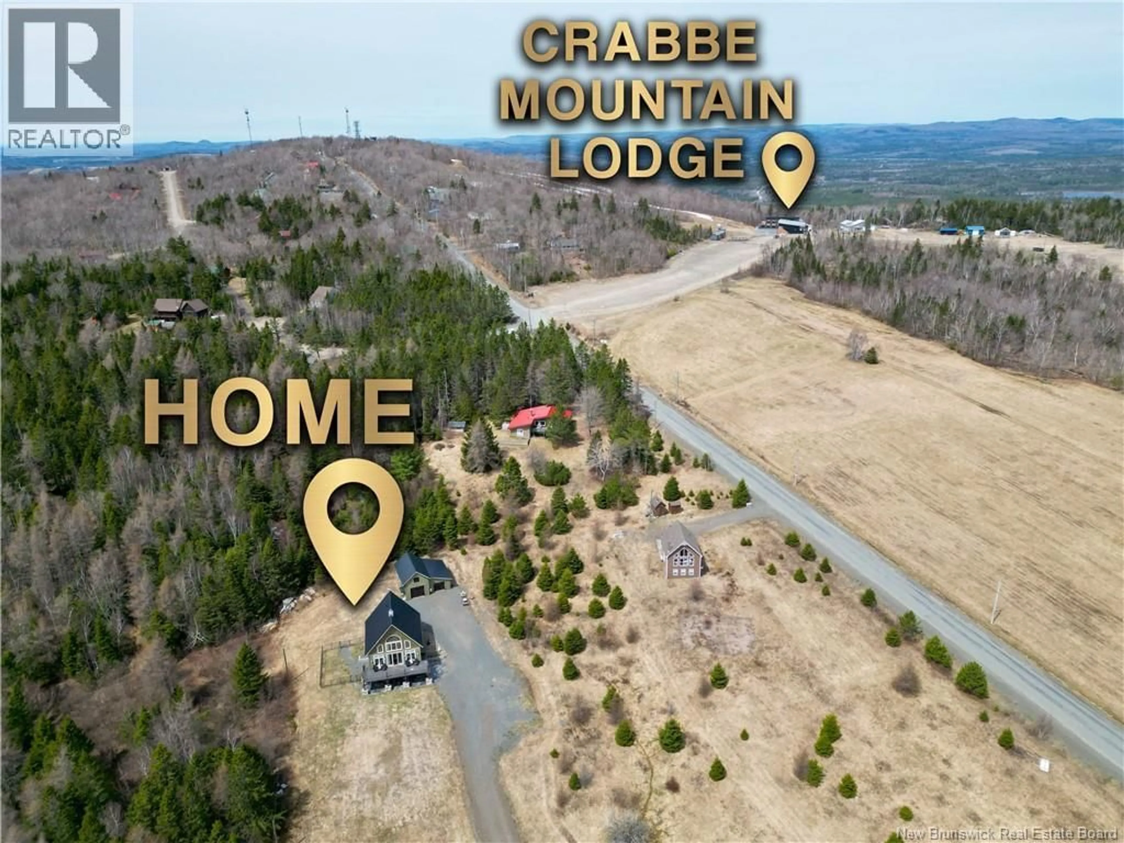 A pic from outside/outdoor area/front of a property/back of a property/a pic from drone, unknown for 10 SLOPESIDE LANE, Central Hainesville New Brunswick E6E1E3