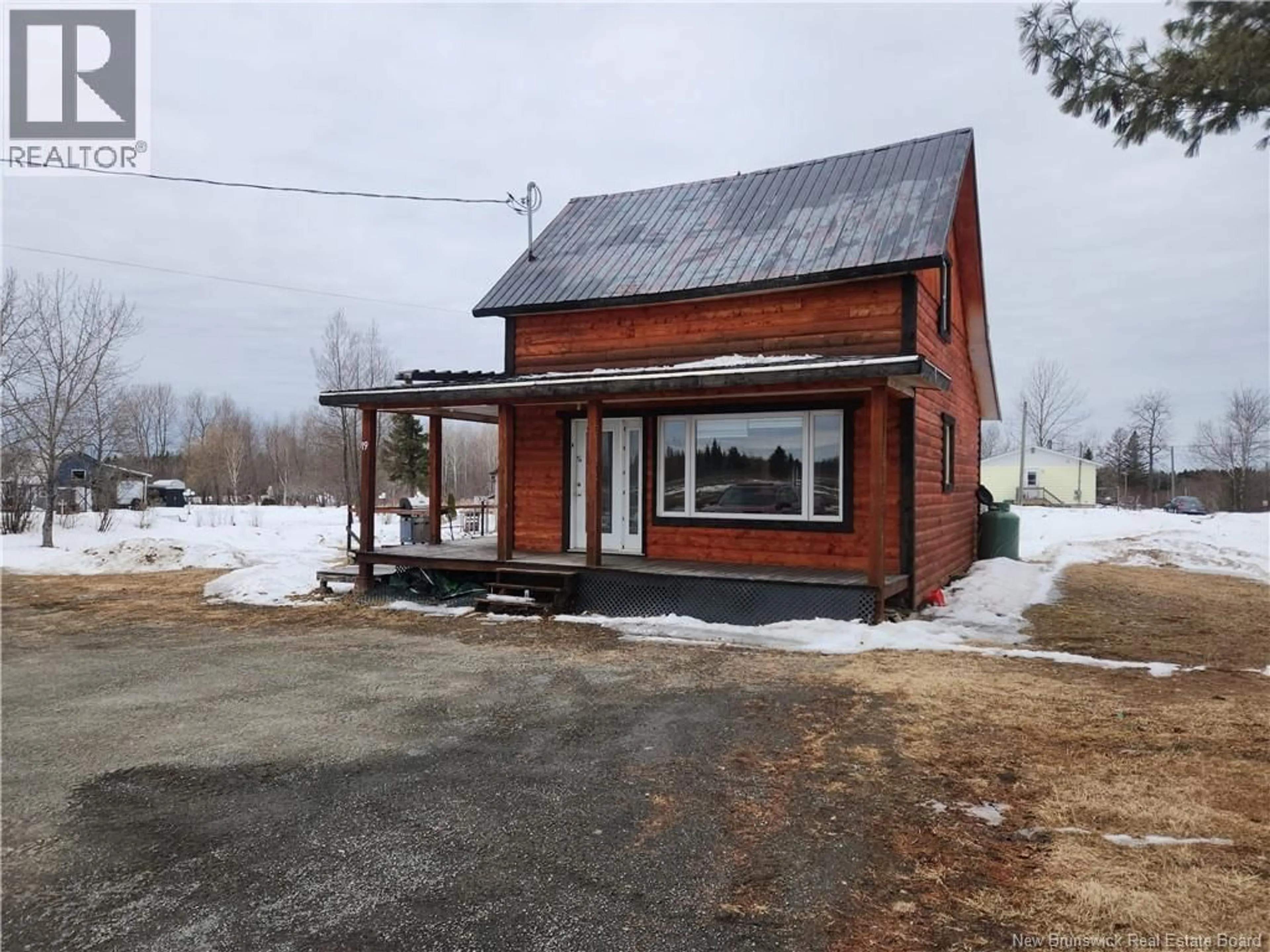 A pic from outside/outdoor area/front of a property/back of a property/a pic from drone, building for 19 ROUTE 265, Kedgwick River New Brunswick E8B1P9