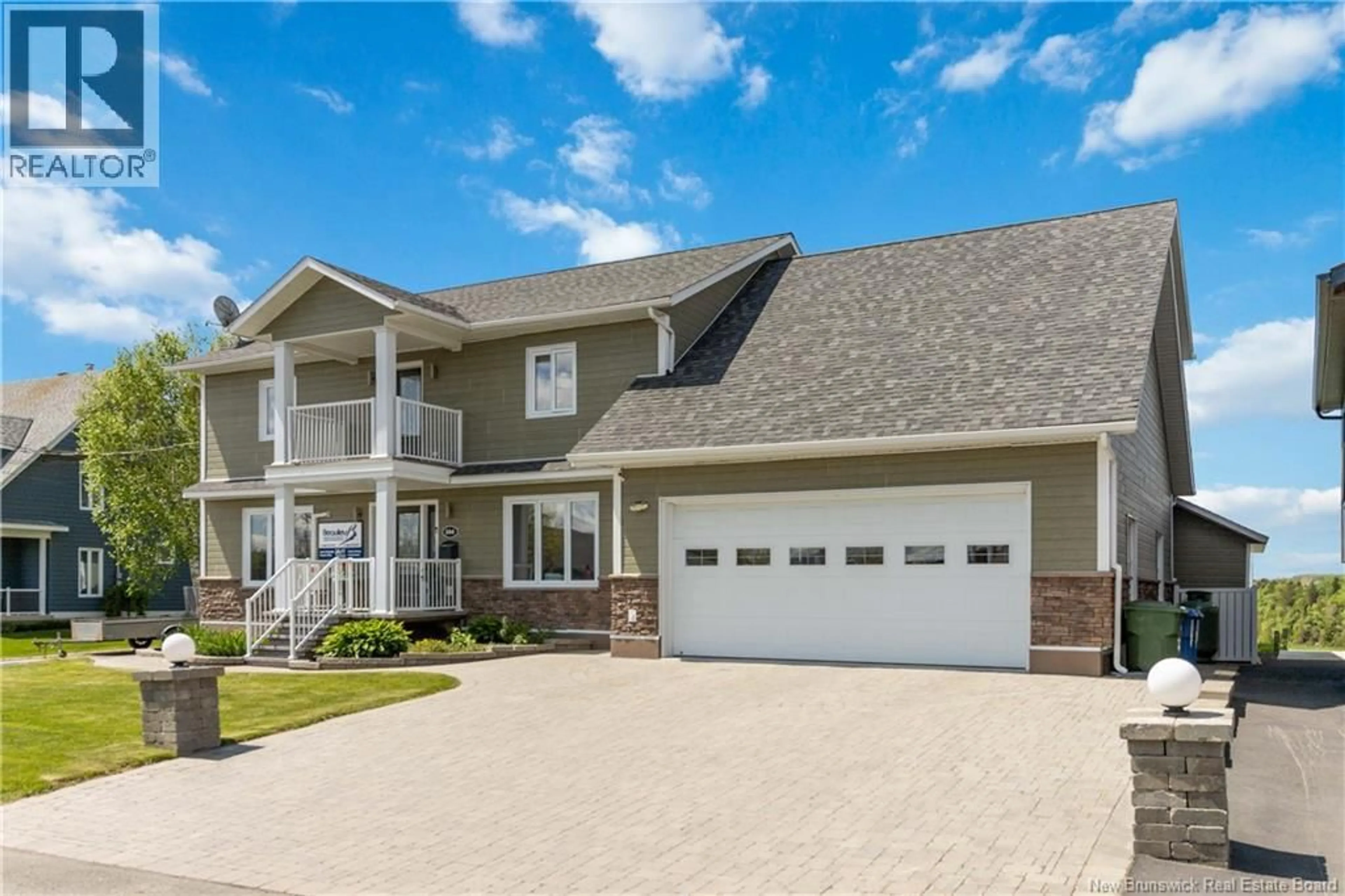 Home with vinyl exterior material, street for 380 FRONT STREET, Grand Falls New Brunswick E3Z2S6