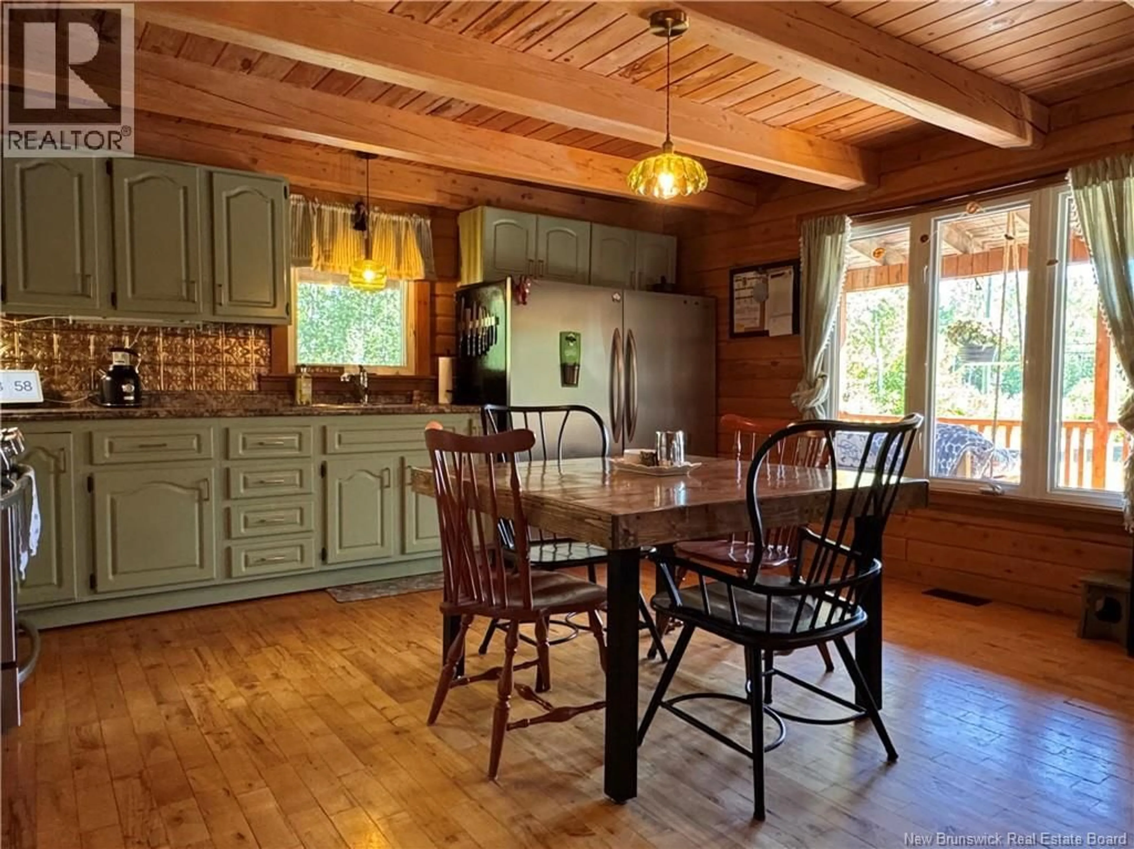 Dining room, wood/laminate floor for 857 ROUTE 160, Allardville New Brunswick E8L1L1