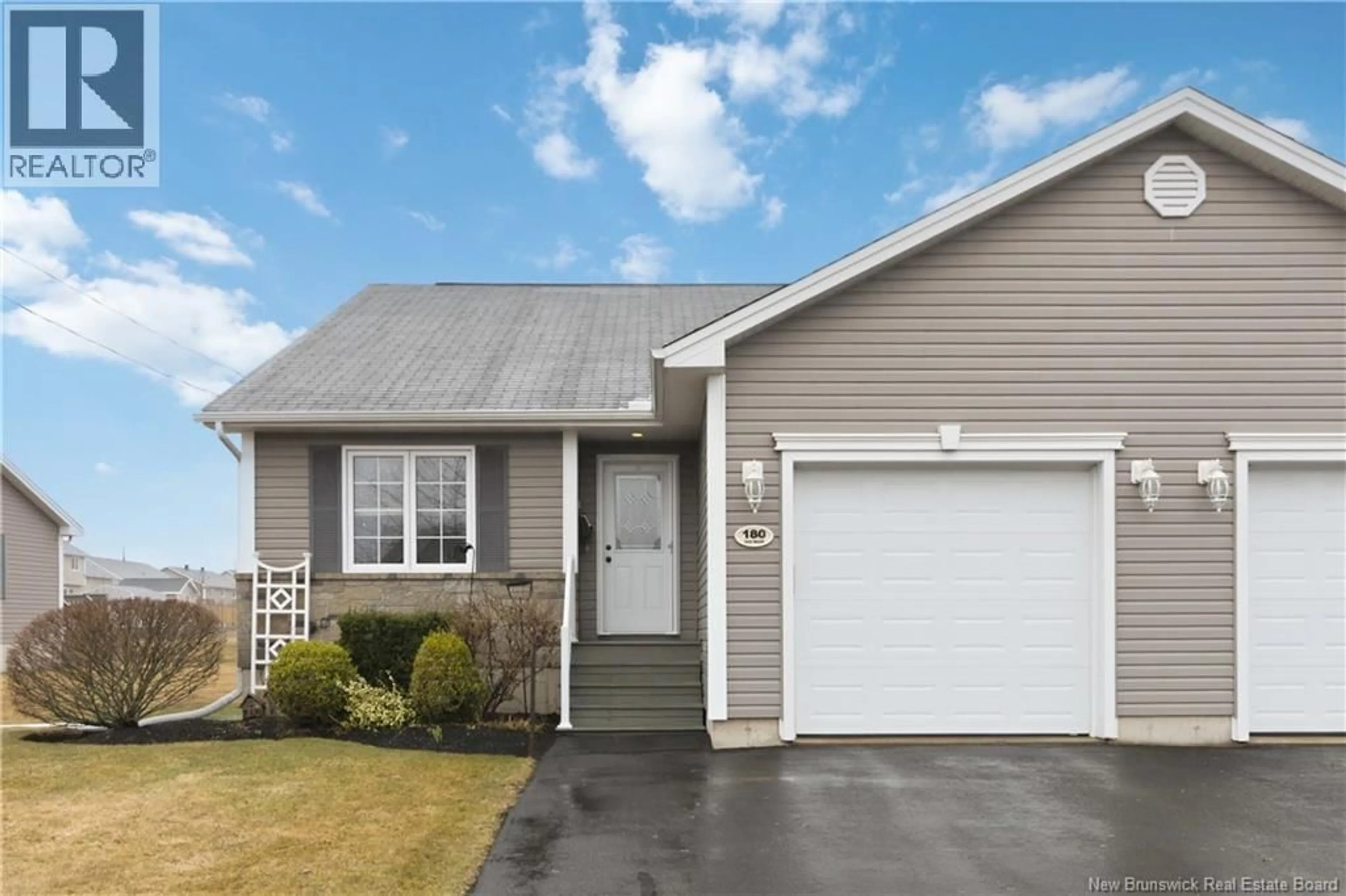 Home with vinyl exterior material, street for 180 OAK RIDGE DRIVE, Moncton New Brunswick E1G0M5