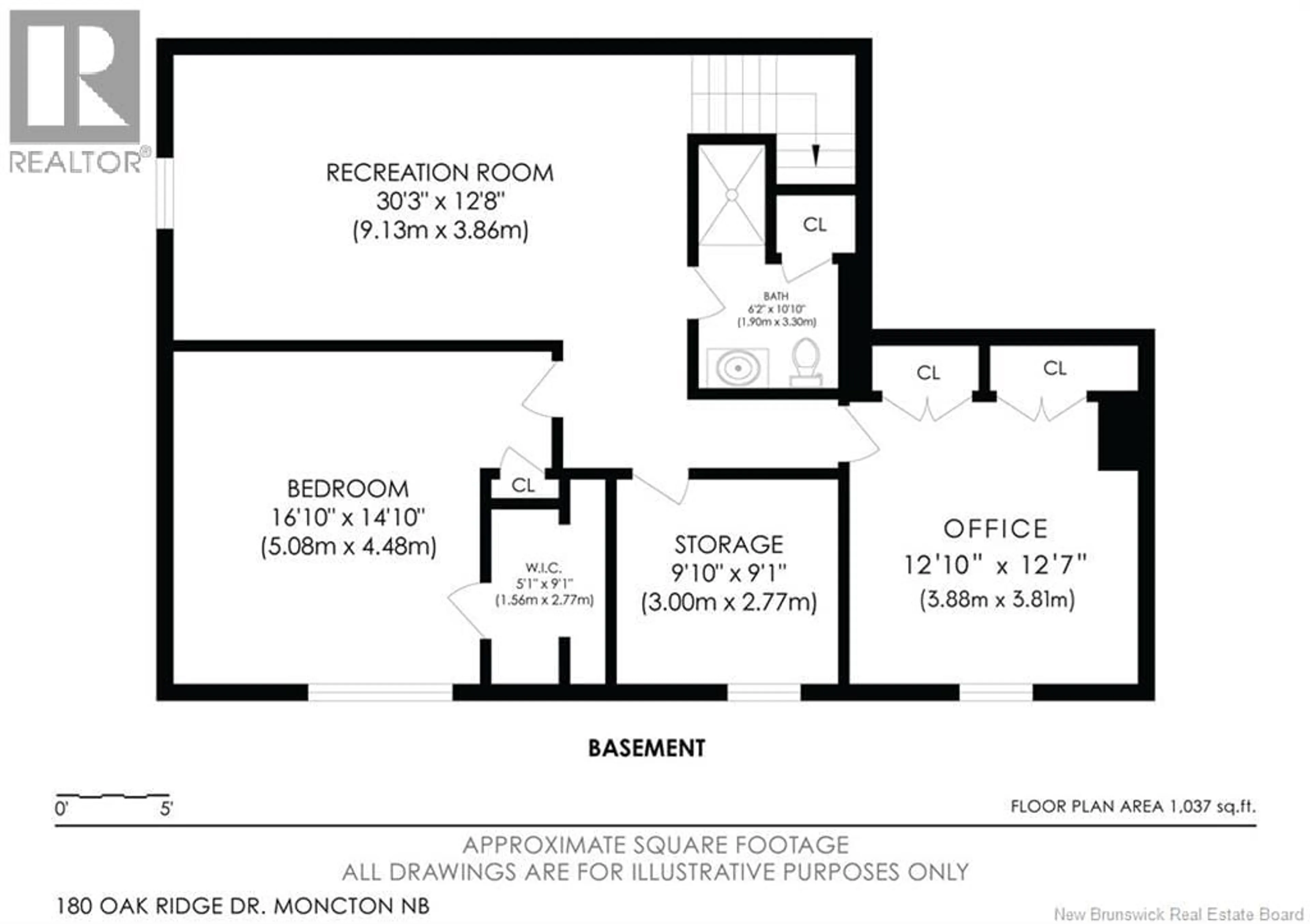 Floor plan for 180 OAK RIDGE DRIVE, Moncton New Brunswick E1G0M5
