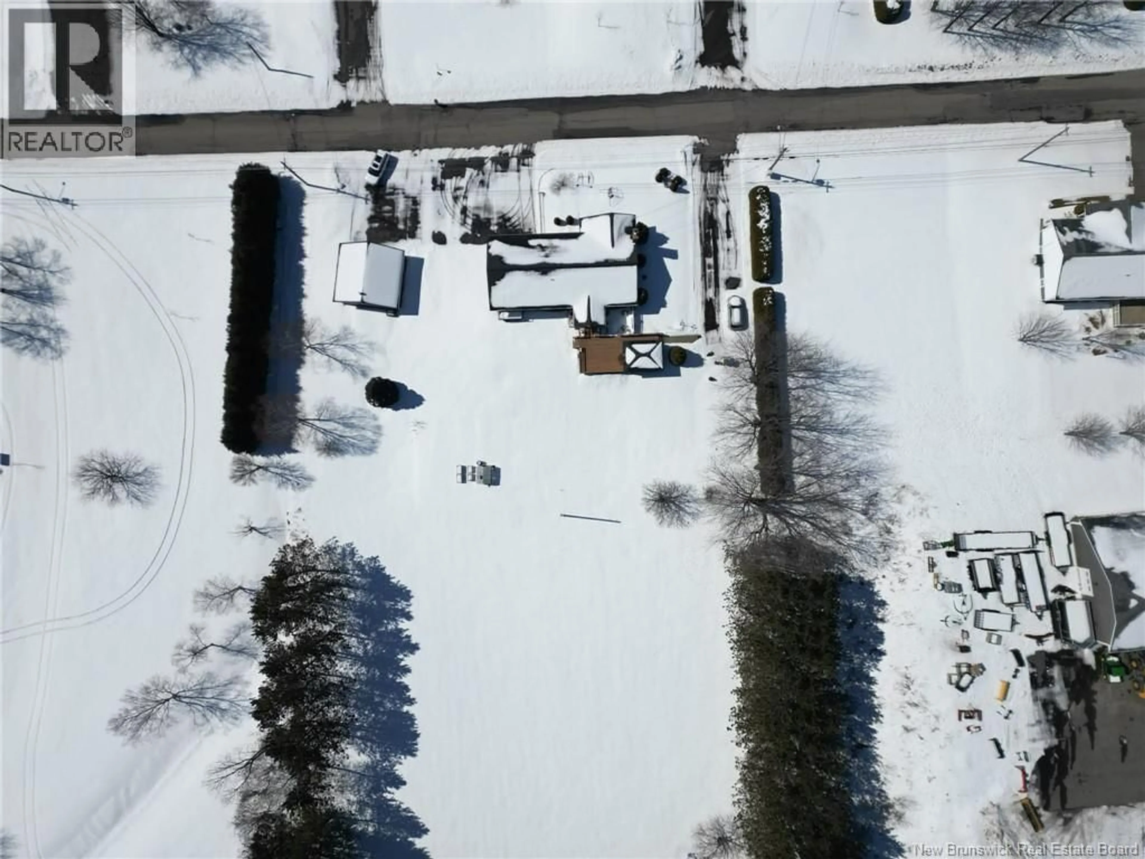 A pic from outside/outdoor area/front of a property/back of a property/a pic from drone, street for 68 THERIAULT STREET, Grand Falls New Brunswick E3Y1B5