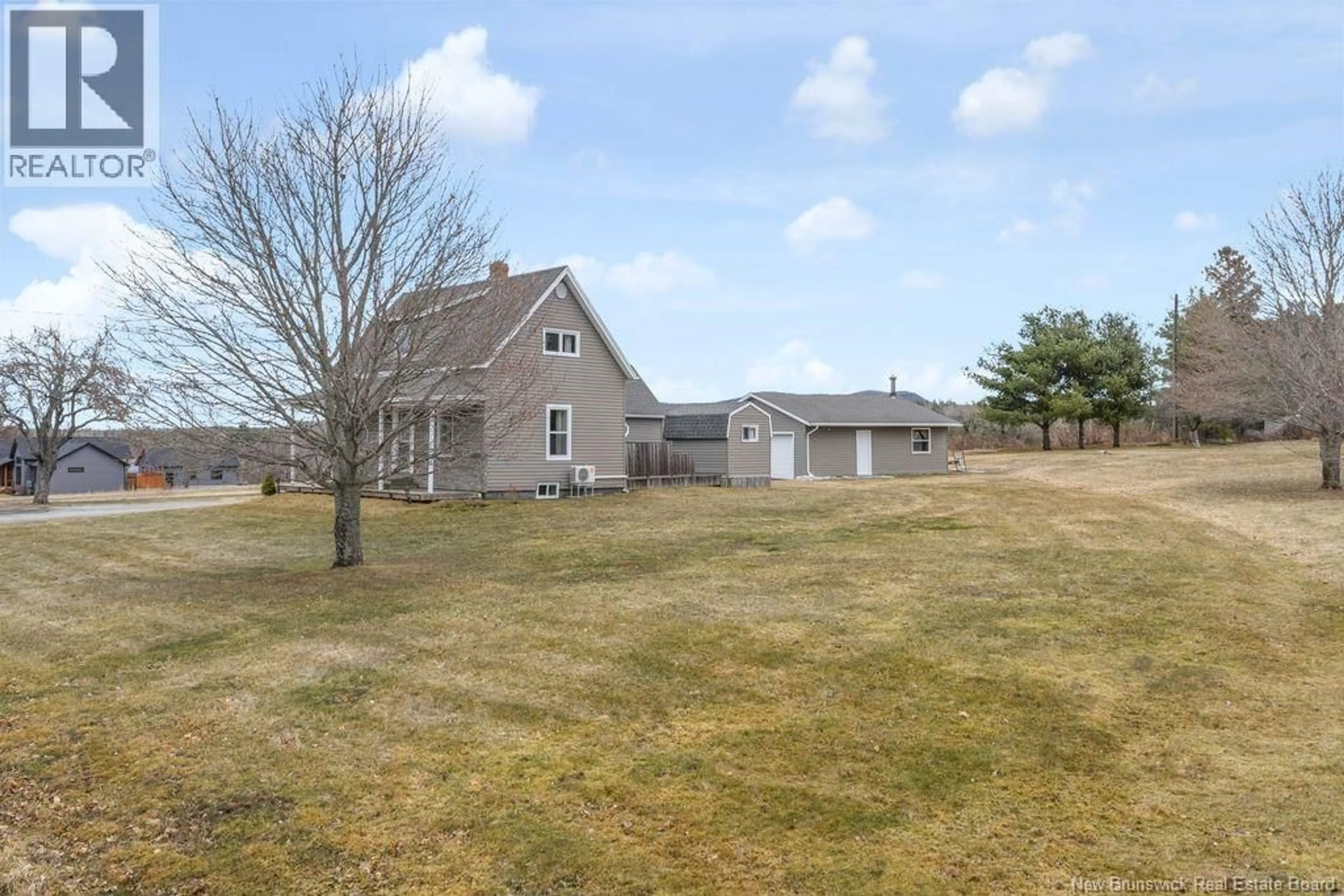 A pic from outside/outdoor area/front of a property/back of a property/a pic from drone, water/lake/river/ocean view for 1347 POST ROAD, Sussex New Brunswick E4E2V3