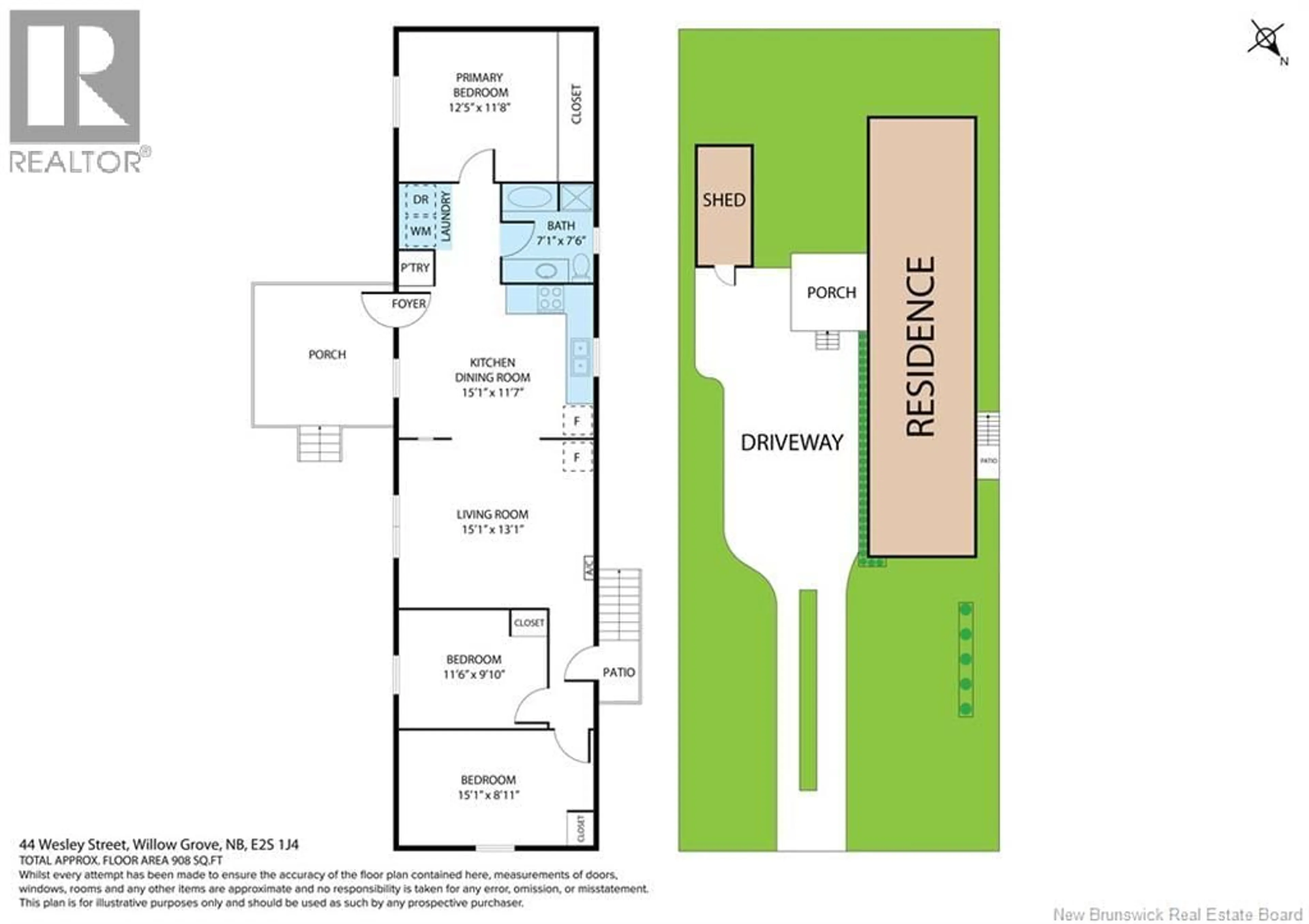 Floor plan for 44 WESLEY STREET, Willow Grove New Brunswick E2S1J3