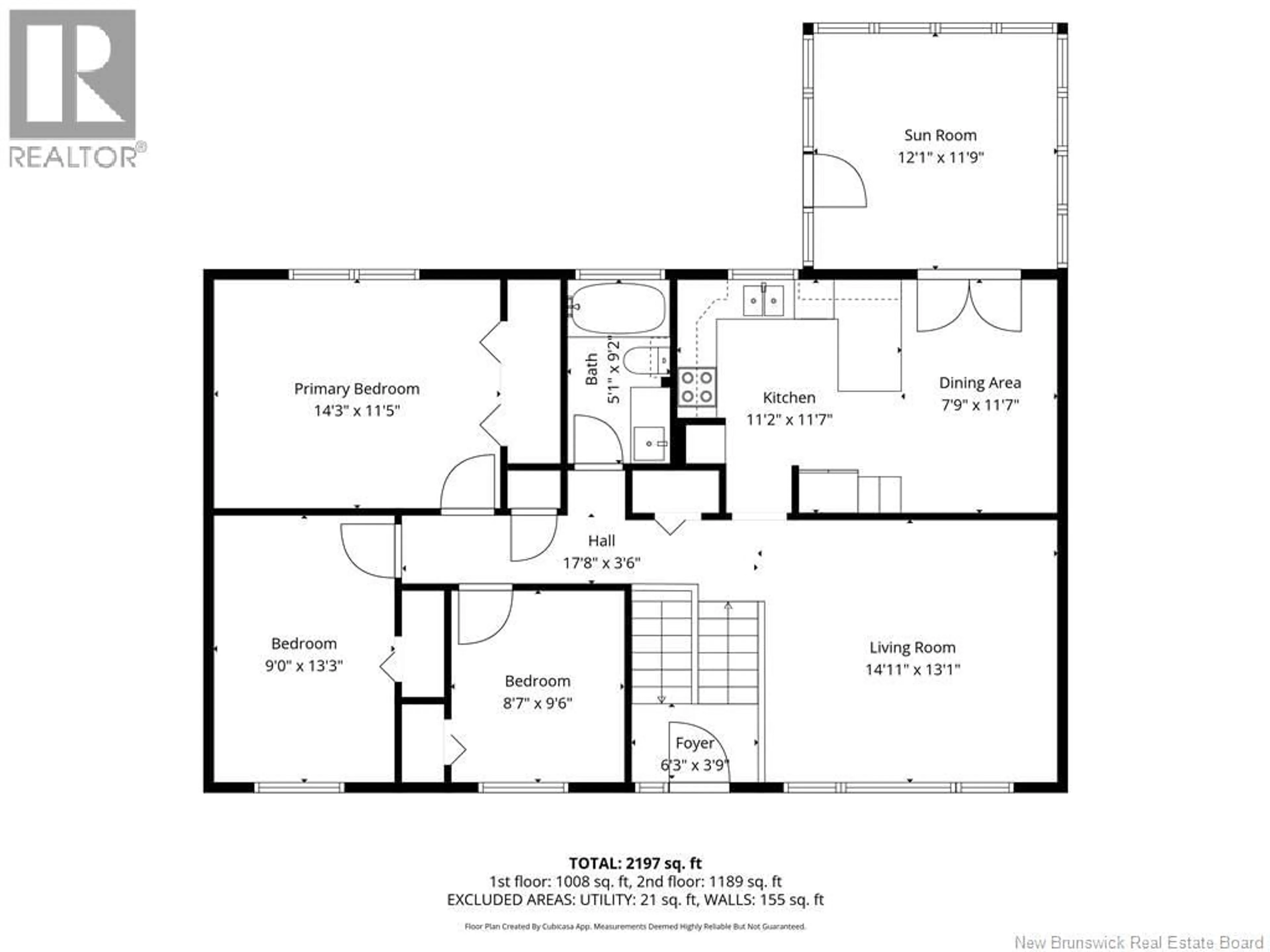 Floor plan for 16 SLOAT STREET, Hanwell New Brunswick E3C1M4