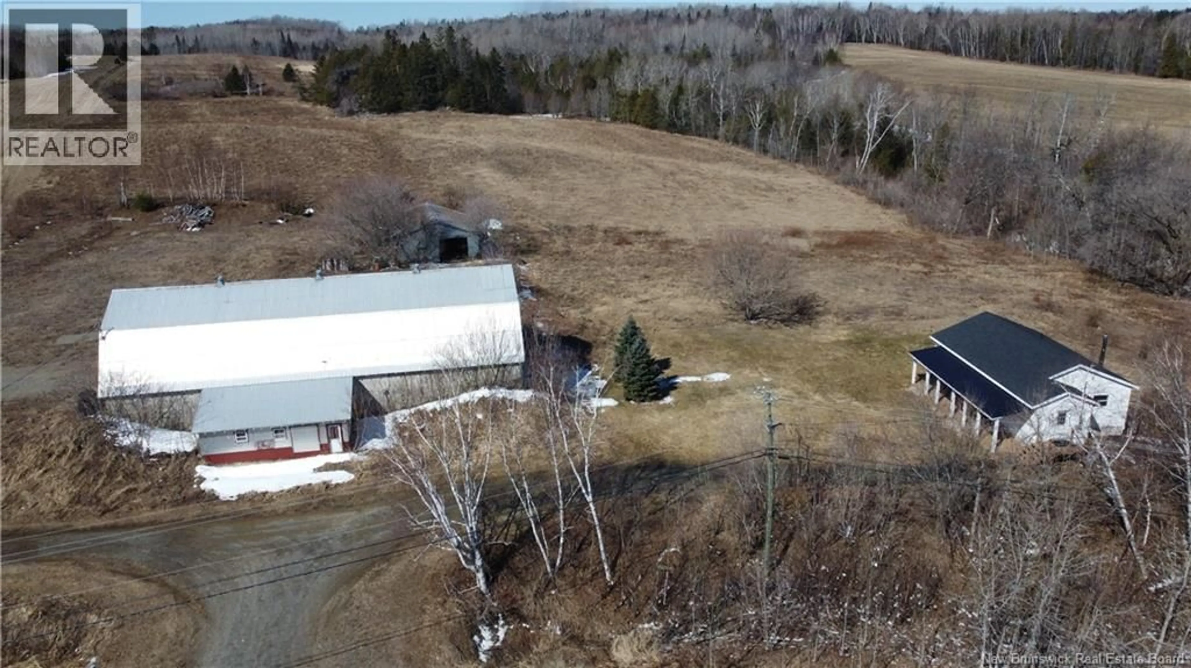 A pic from outside/outdoor area/front of a property/back of a property/a pic from drone, mountain view for 2281 103 ROUTE, Victoria Corner New Brunswick E7L1E8