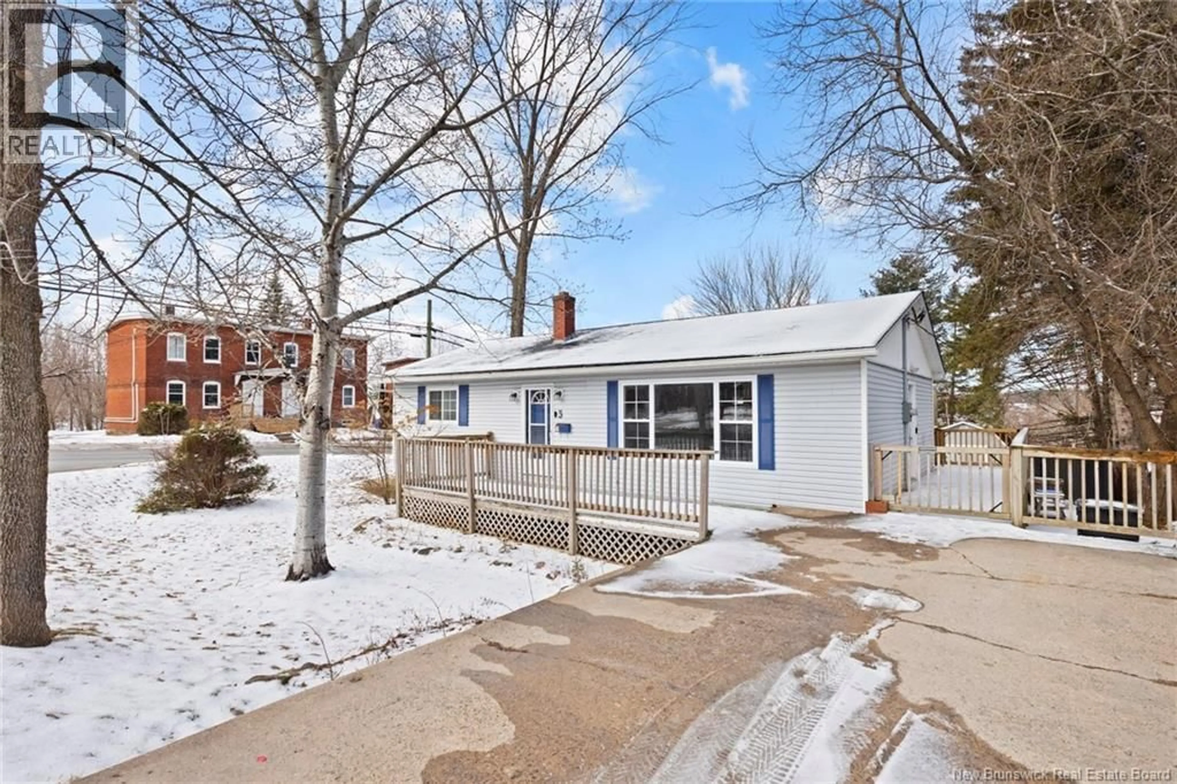 Home with brick exterior material, street for 3 DOWNING STREET, Fredericton New Brunswick E3A4M7