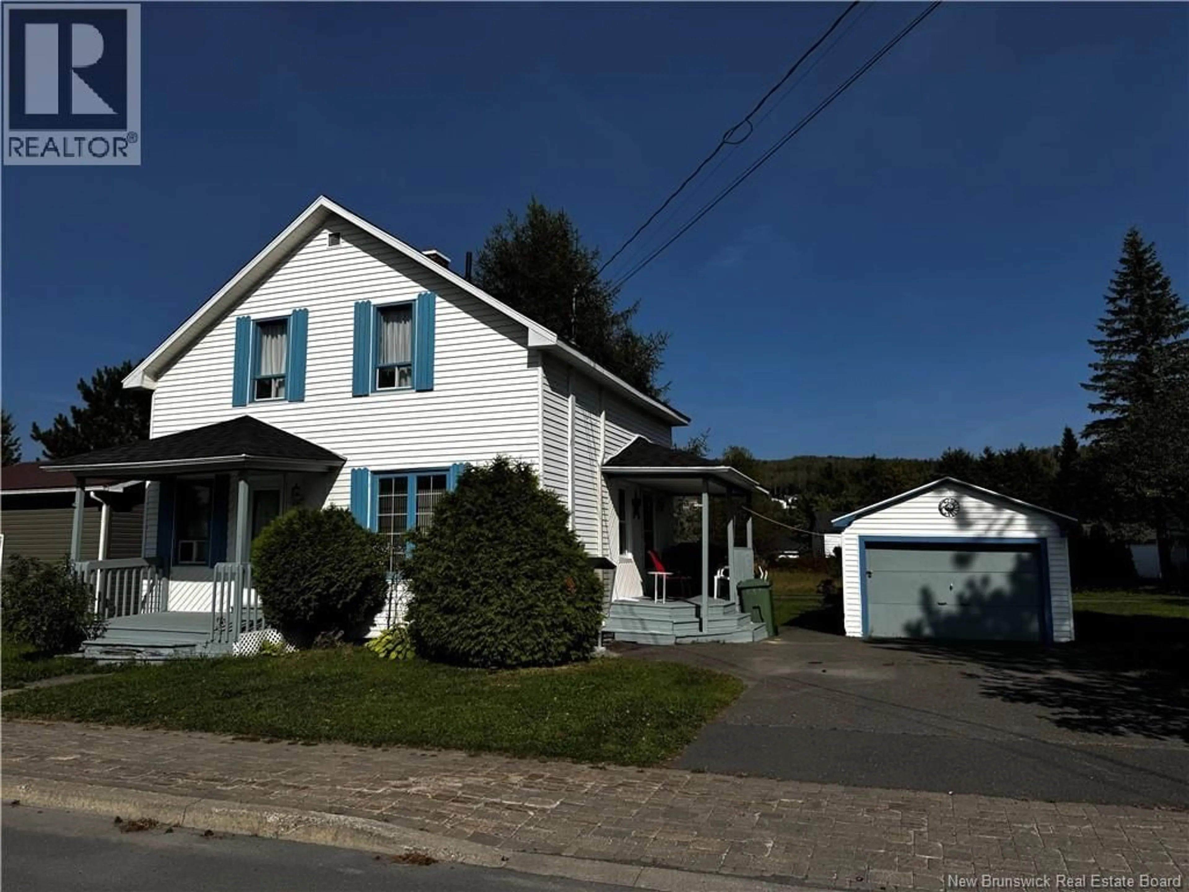 Home with vinyl exterior material, street for 145 ISIDORE-BOUCHER BOULEVARD, Saint-Jacques New Brunswick E7B1W3