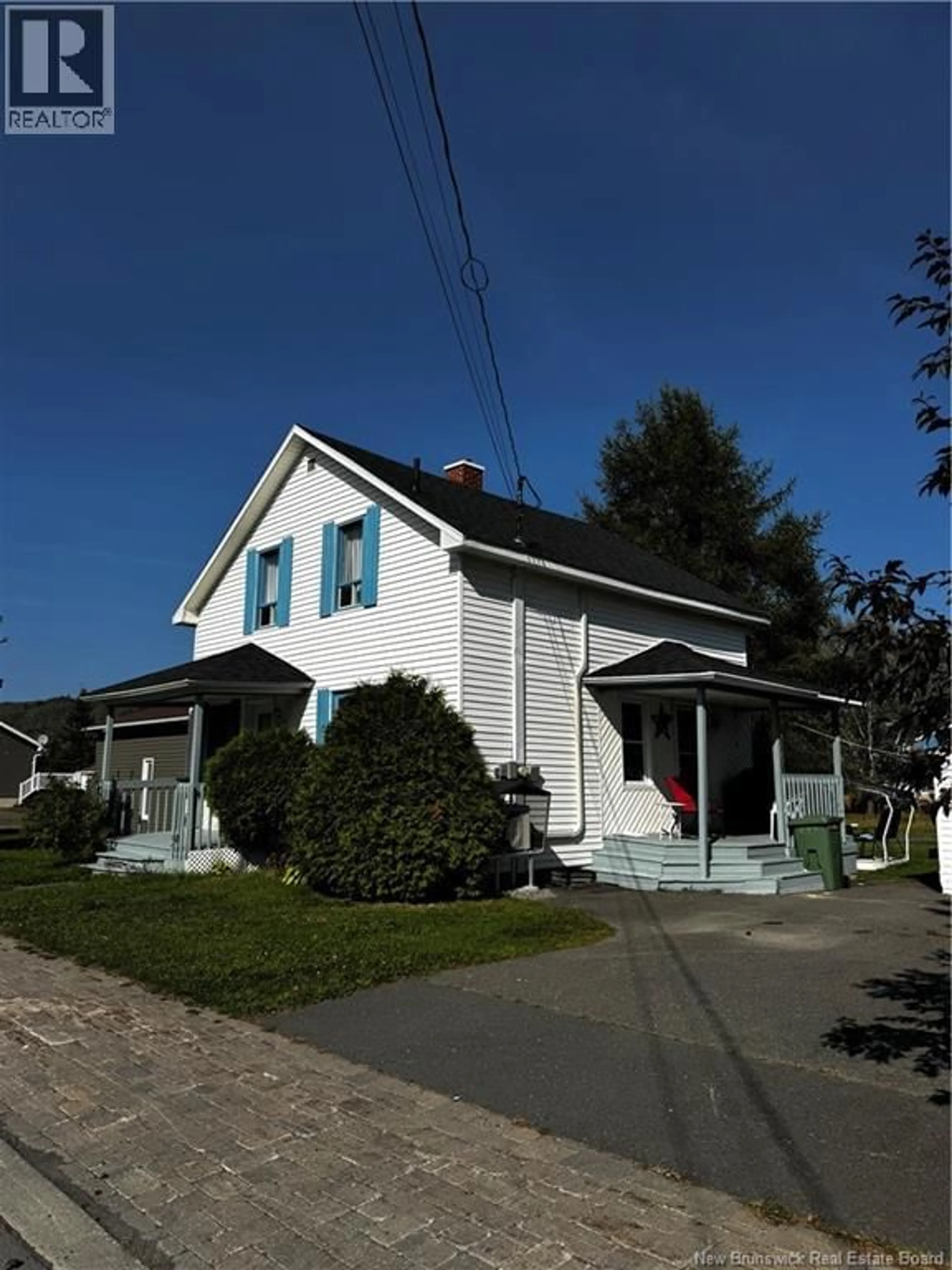 Home with vinyl exterior material, street for 145 ISIDORE-BOUCHER BOULEVARD, Saint-Jacques New Brunswick E7B1W3