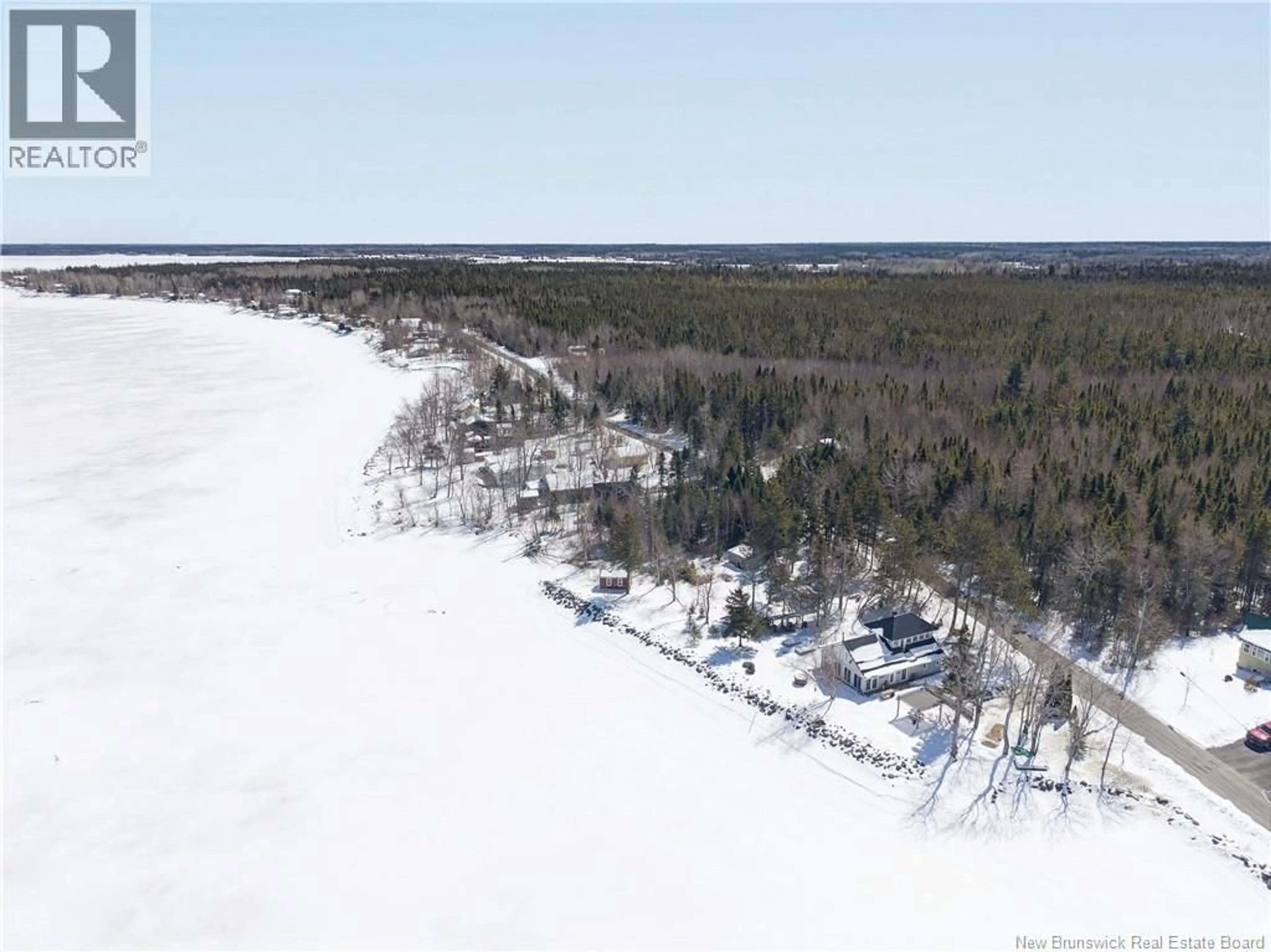 A pic from outside/outdoor area/front of a property/back of a property/a pic from drone, water/lake/river/ocean view for 435 EAST POINT ROAD, Miramichi New Brunswick E1N7A3