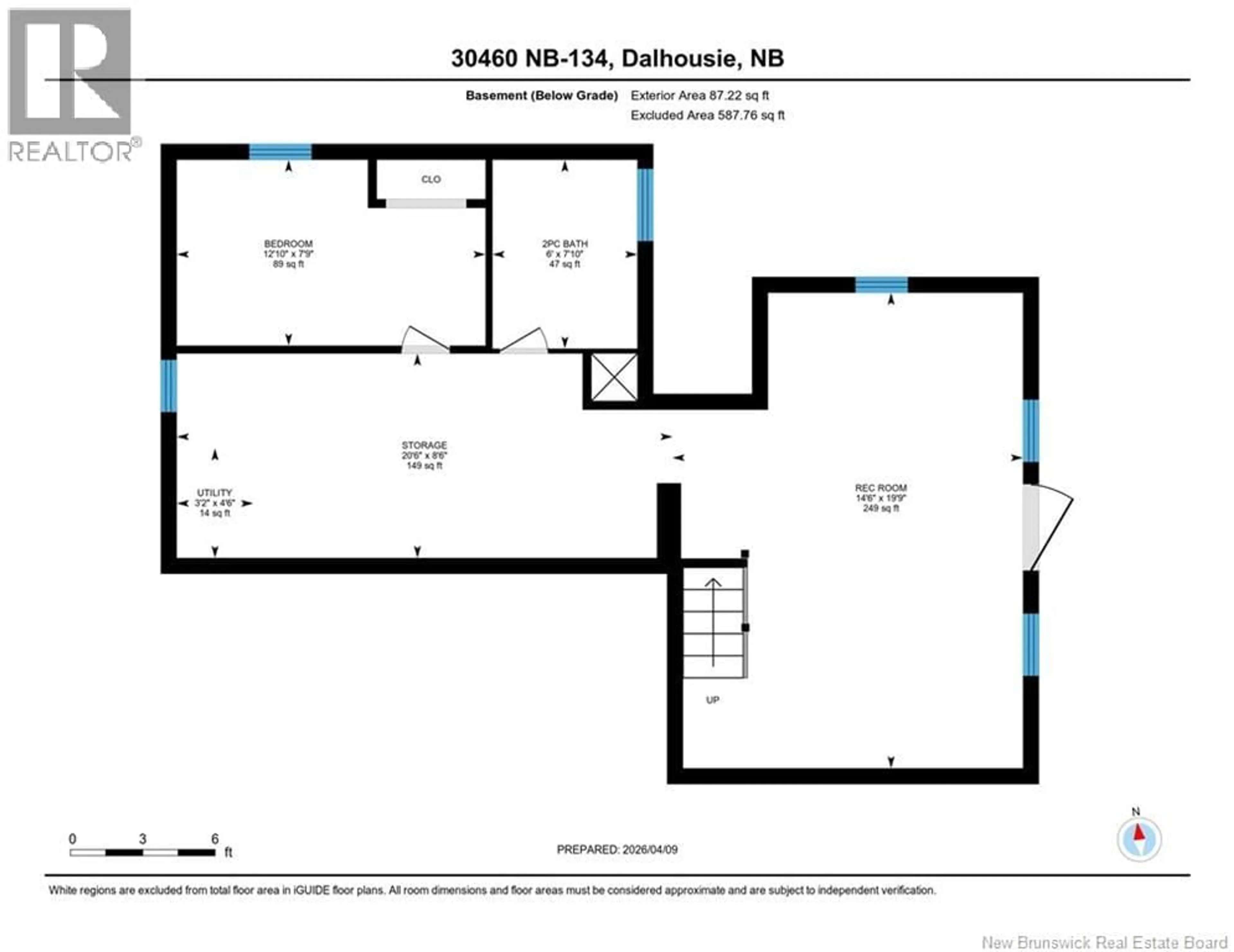 Floor plan for 30460 RTE 134, Mcleods New Brunswick E3N5W2